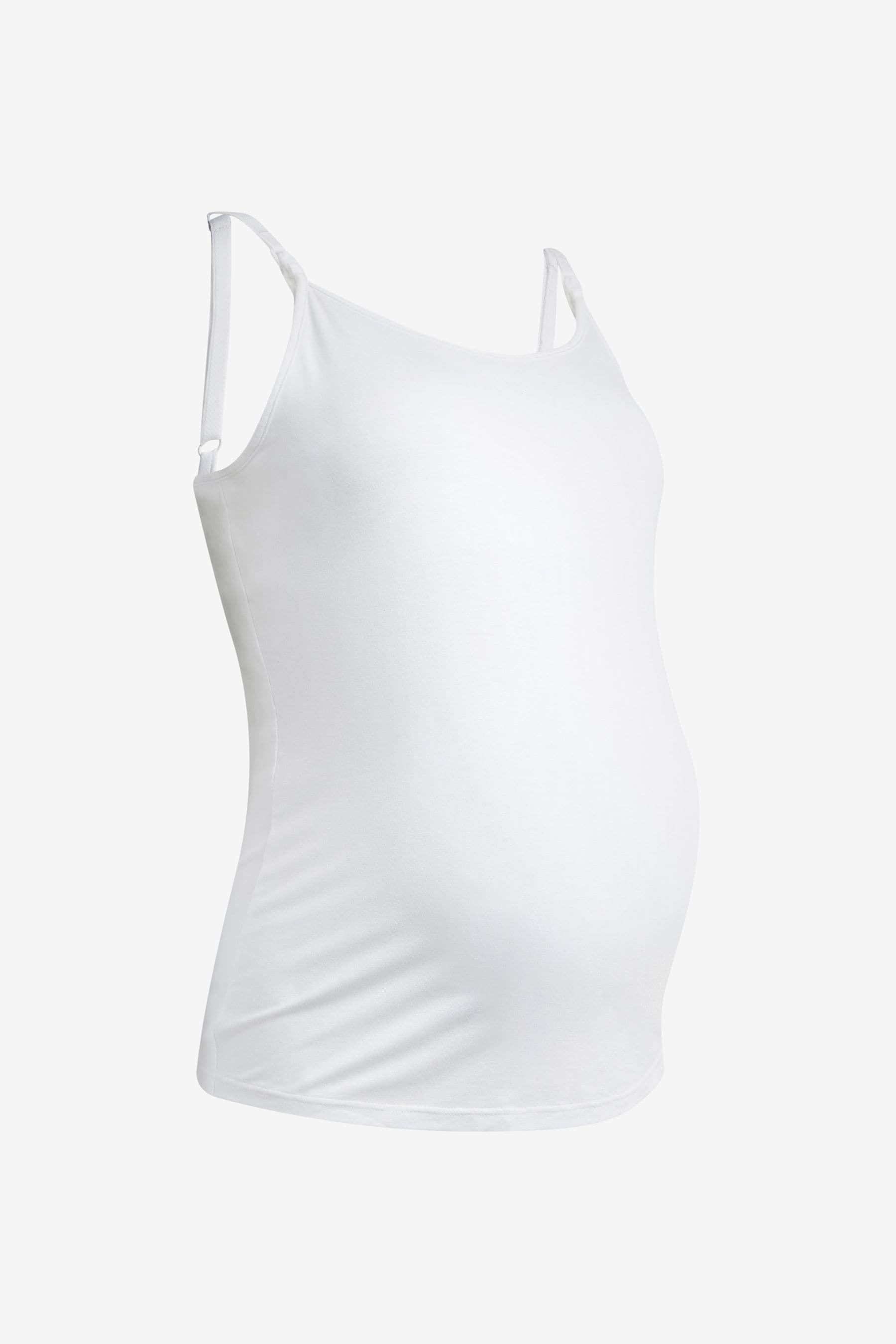 White Maternity Nursing Vest