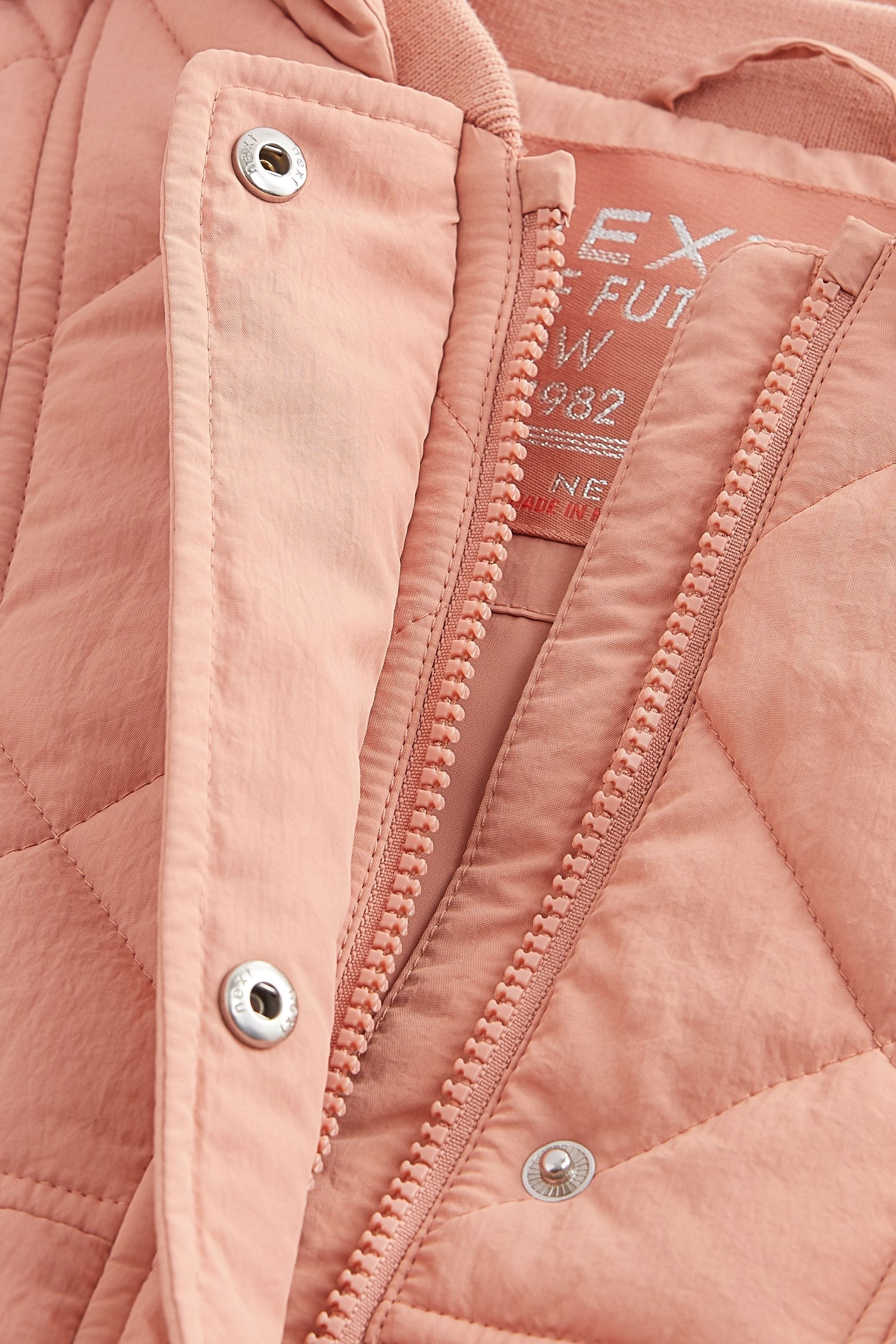 Peach Pink Shower Resistant Padded Coat (3-16yrs)