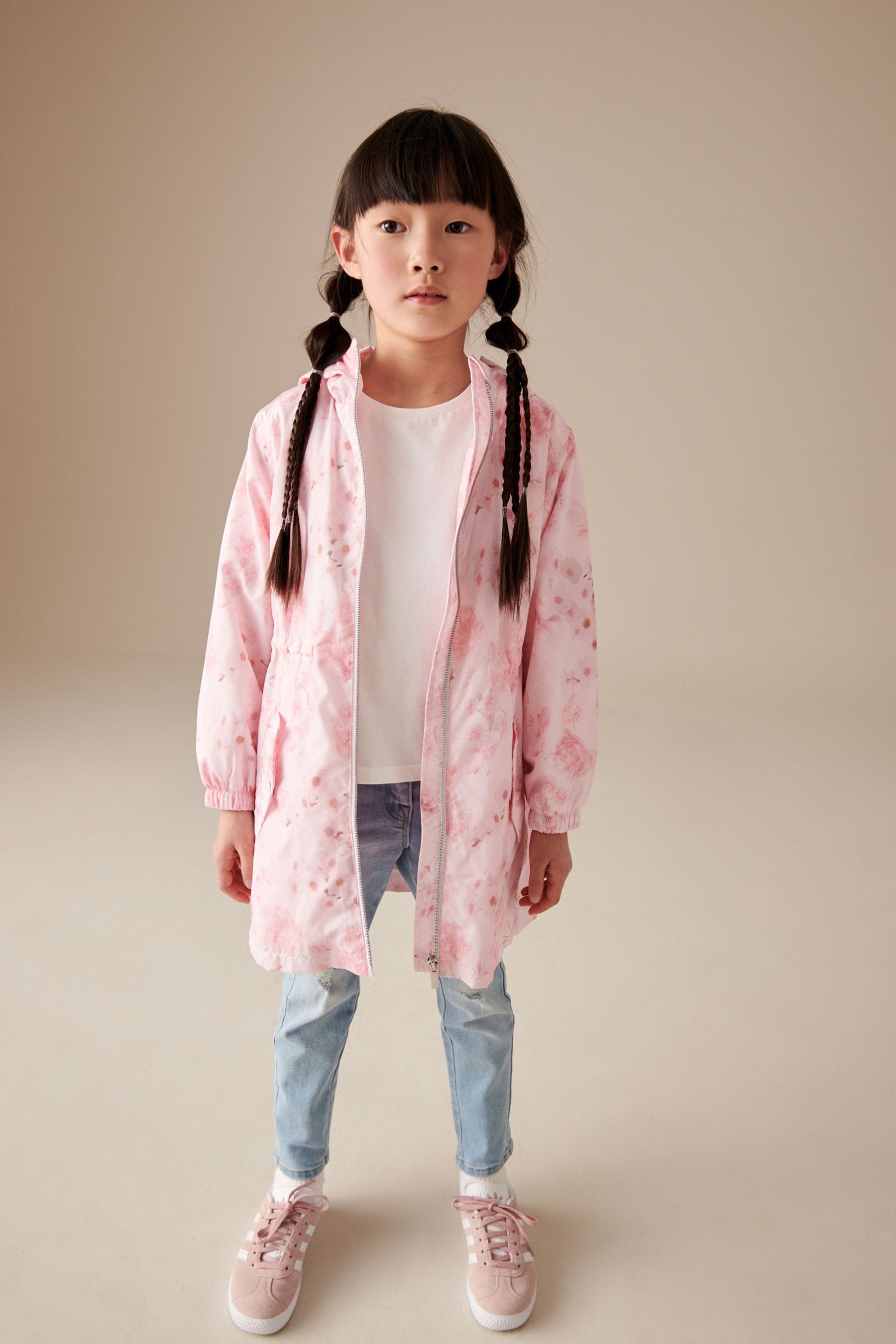 Pink Shower Resistant Cagoule (3-16yrs)