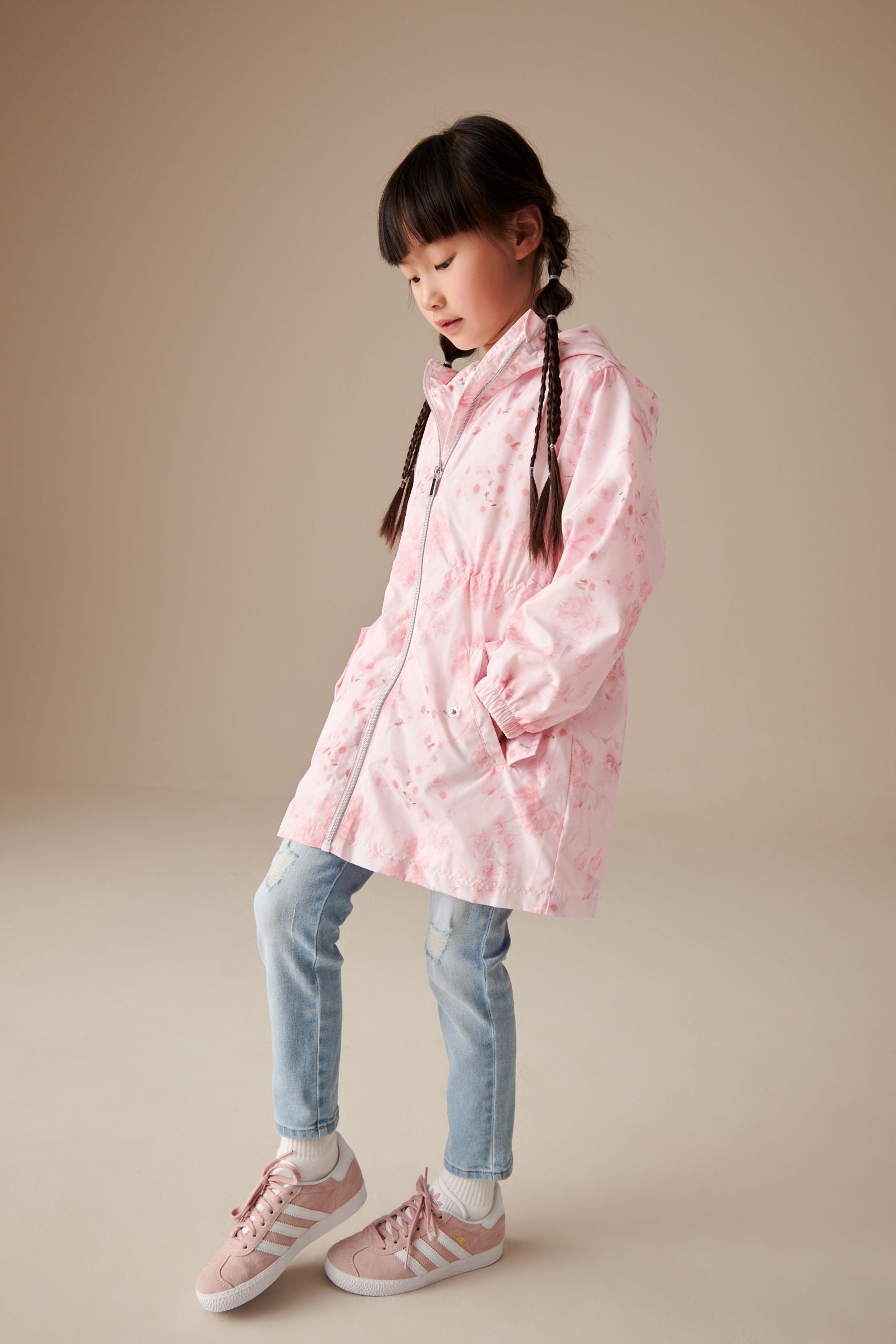 Pink Shower Resistant Cagoule (3-16yrs)