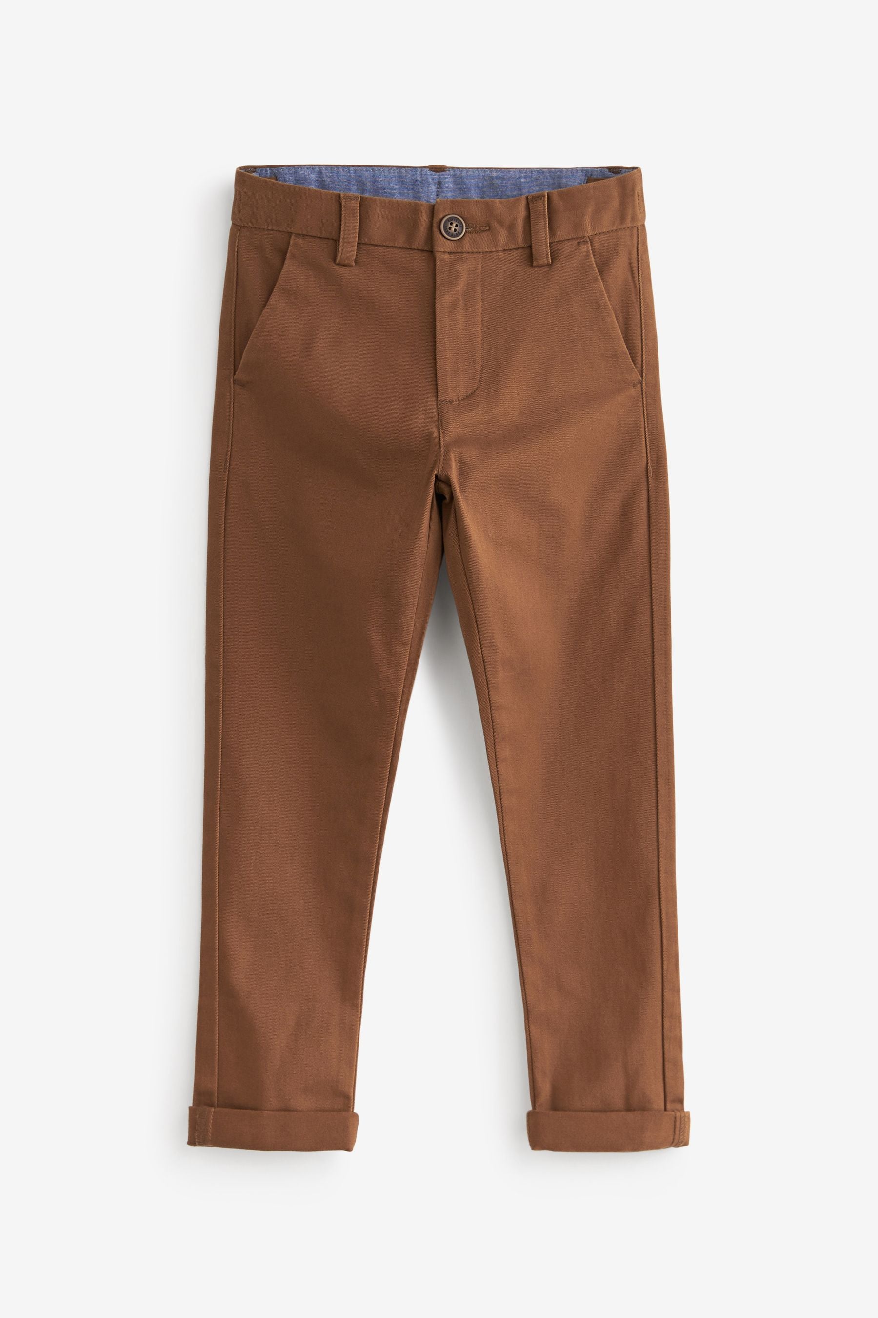 Ginger/Tan Brown Stretch Chino Trousers (3-17yrs)