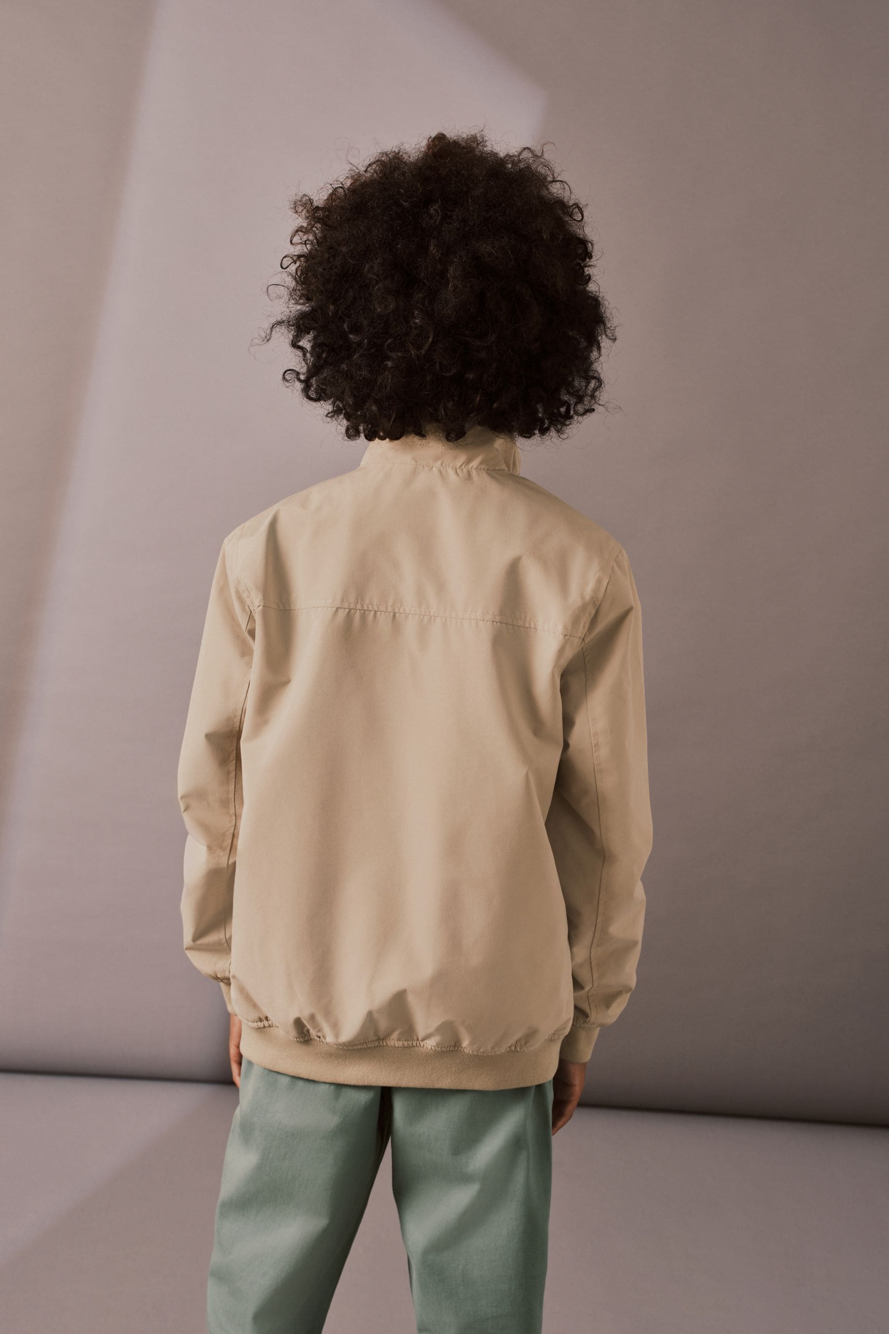 Stone Cream Lightweight Smart Harrington Jacket (3mths-16yrs)