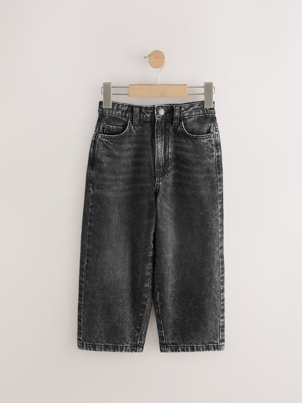 Black Tapered Fit Authentic 100% Cotton Jeans (3-16yrs)