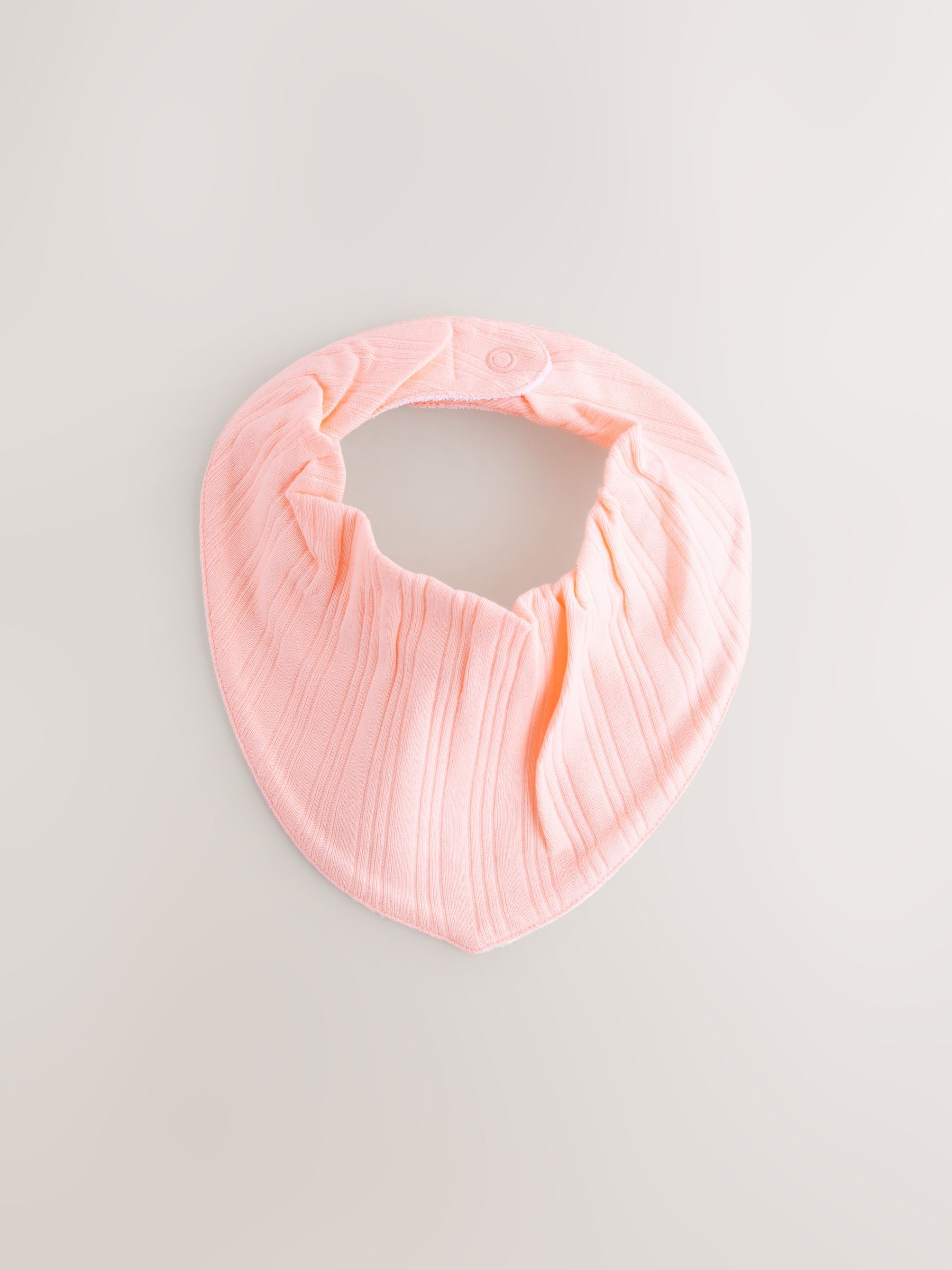 Bright Pastel Baby Dribble 100% Cotton Bibs 5 Pack