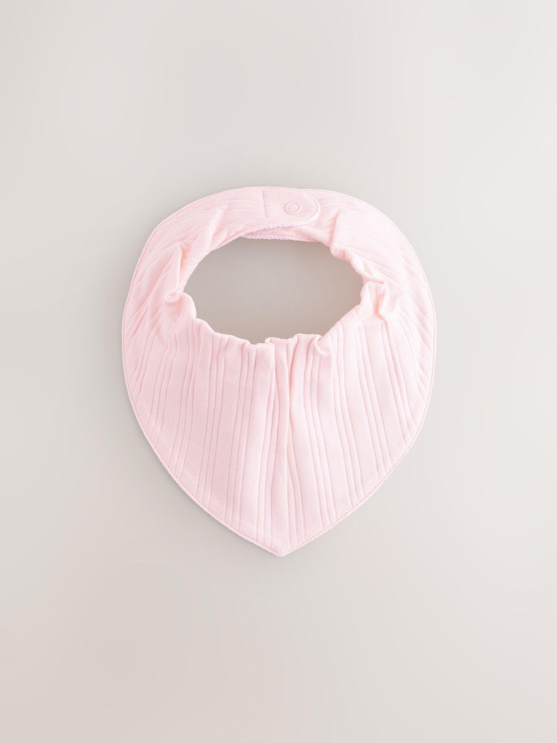 Bright Pink Baby Dribble 100% Cotton Bibs 5 Pack