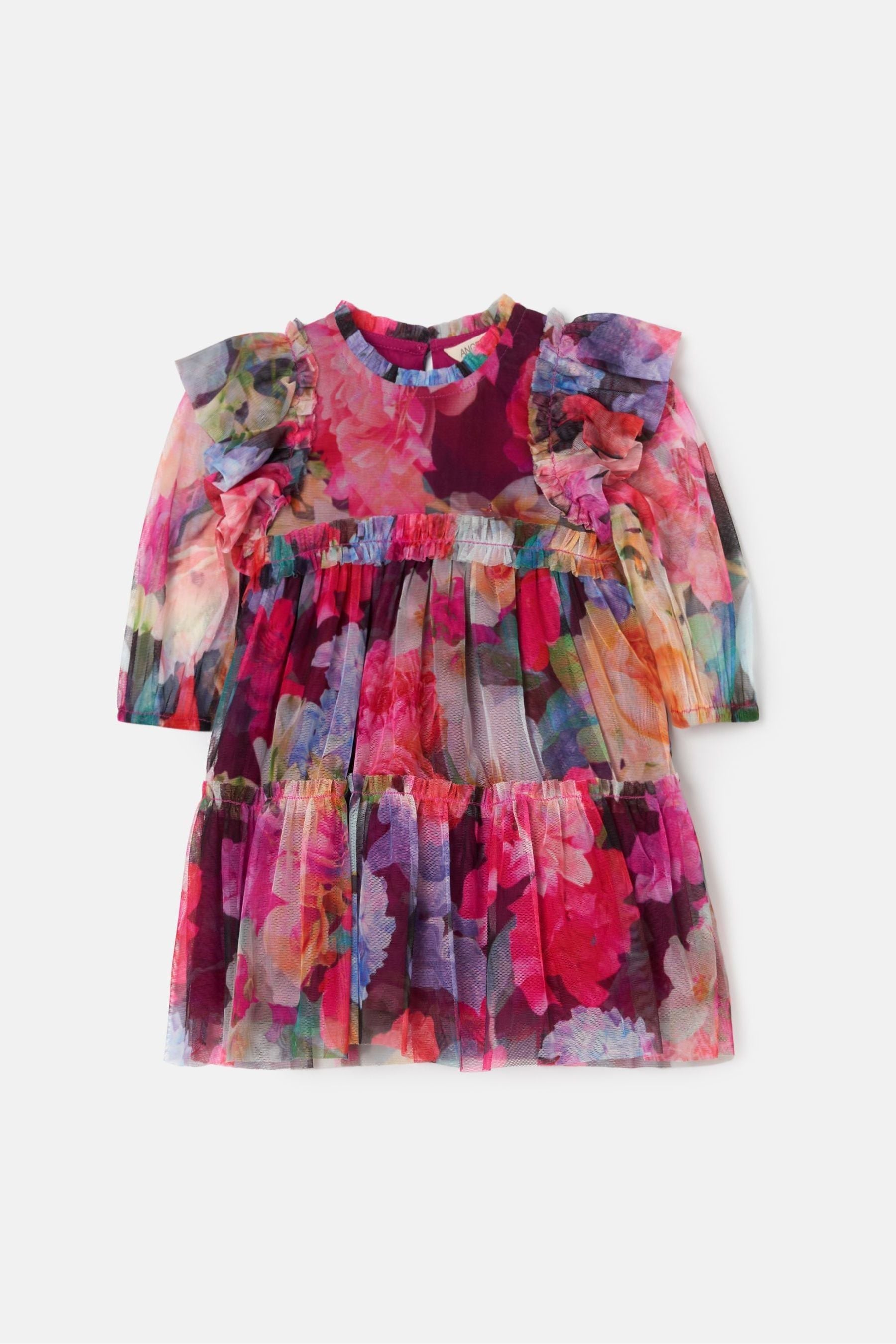 Angel & Rocket Pink Alessia Floral Print Dress