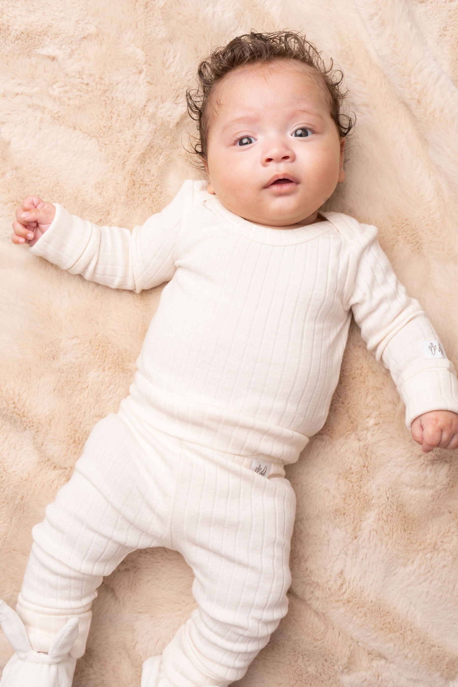 Angel & Rocket Natural Marlowe Organic Cotton Rib Set