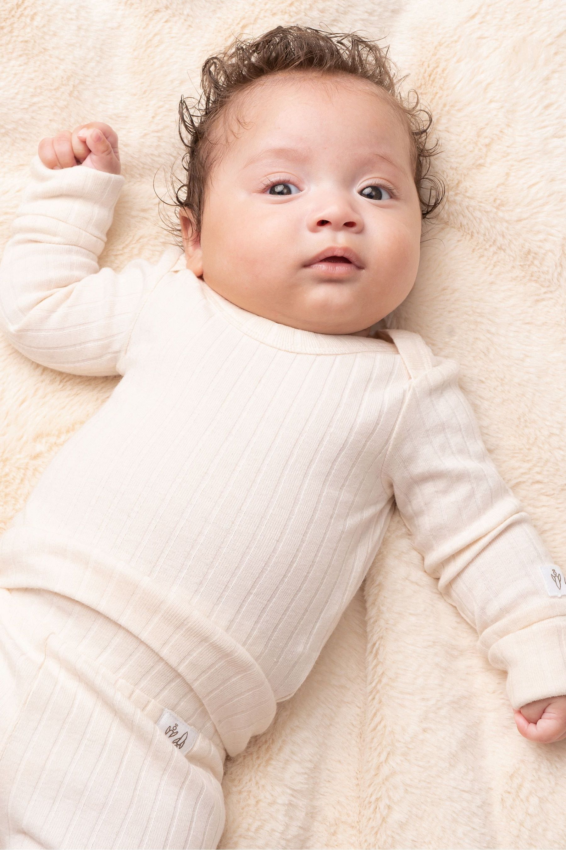 Angel & Rocket Natural Marlowe Organic Cotton Rib Set