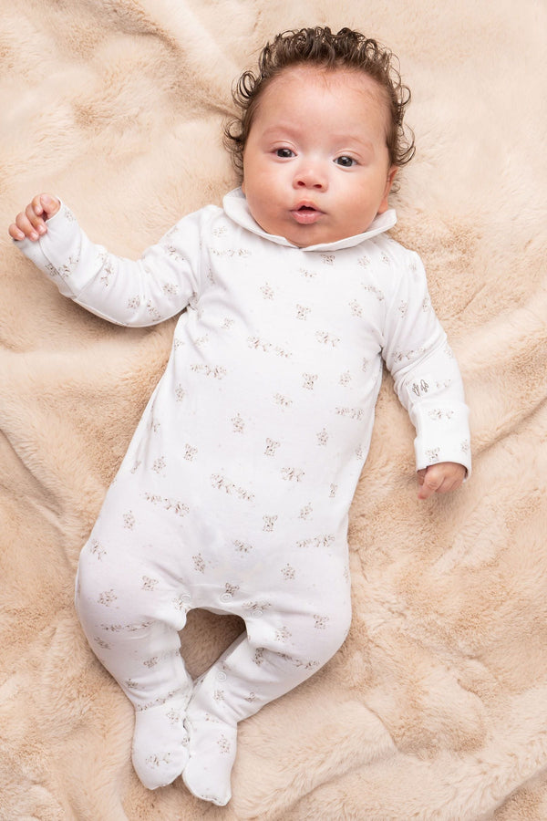 Angel & Rocket White Bodie Babygrow Set