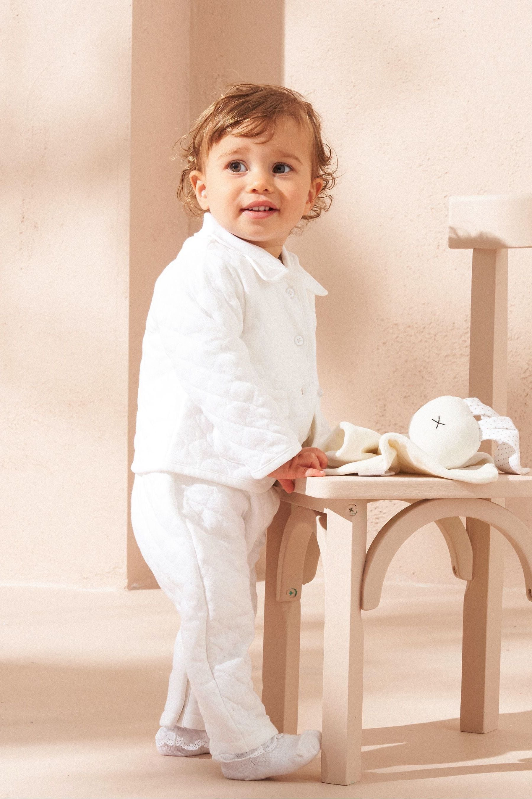 Angel & Rocket White Daphne 3 Piece Dungarees Set