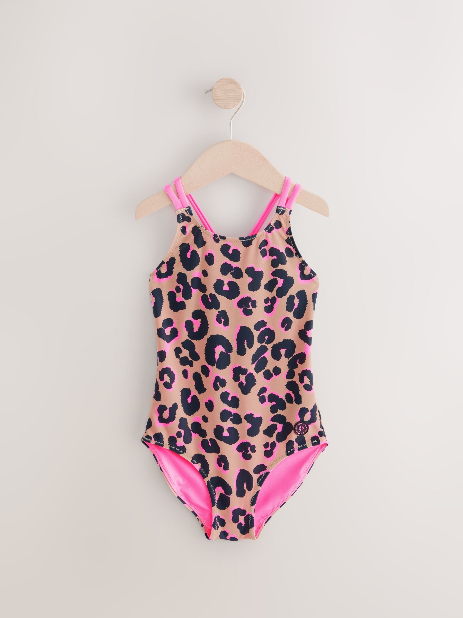 Animal Double Strap Swimsuit (3-16yrs)