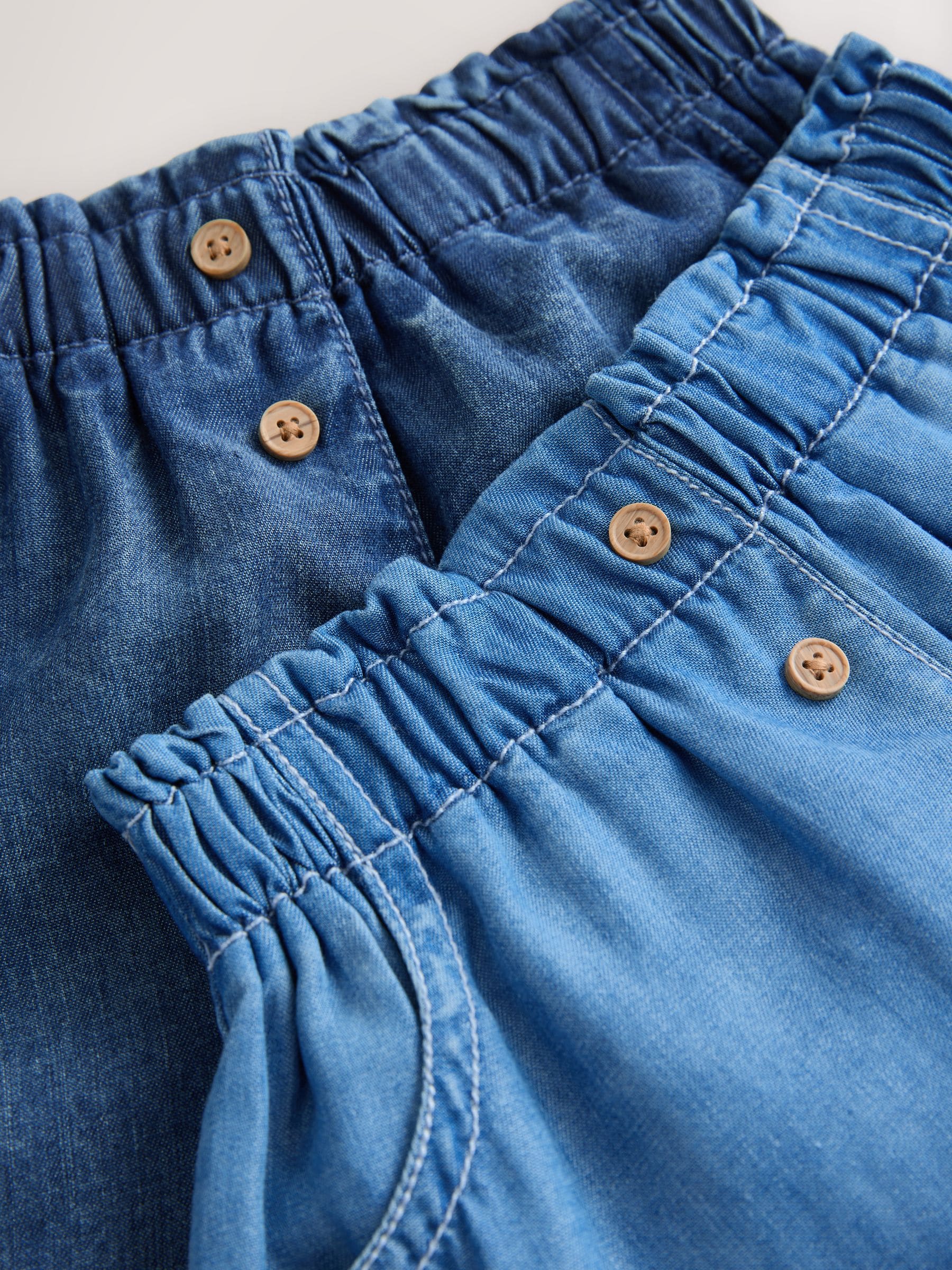 Blue Denim Shorts 2 Pack (3mths-7yrs)