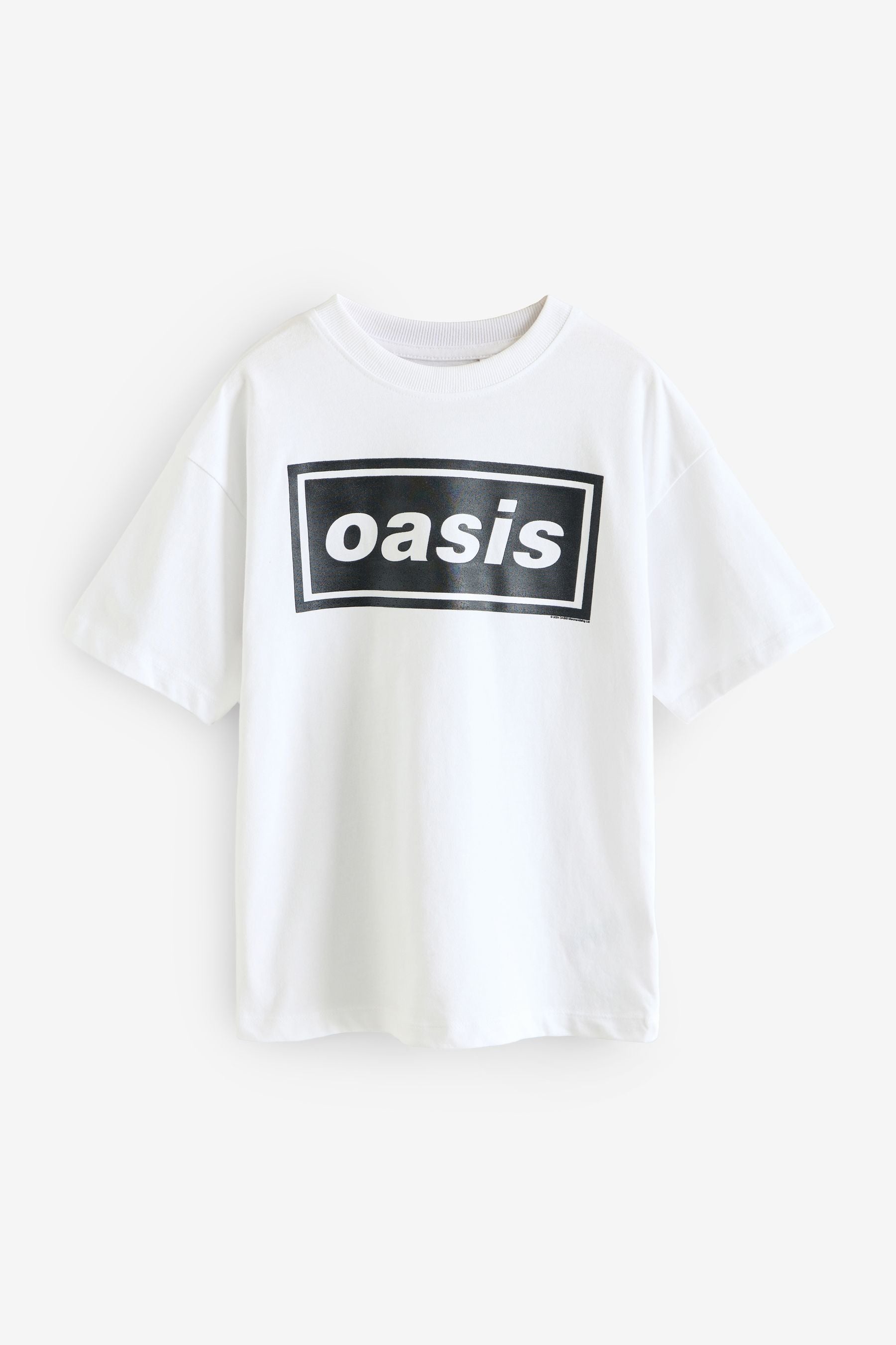 White Oasis Band 100% Cotton T-Shirt (3-16yrs)