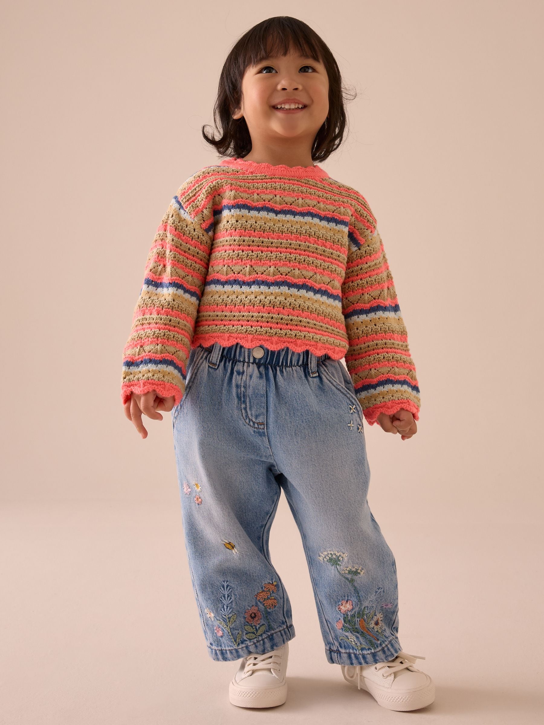 Multi Stitch Jumper (3mths-7yrs)