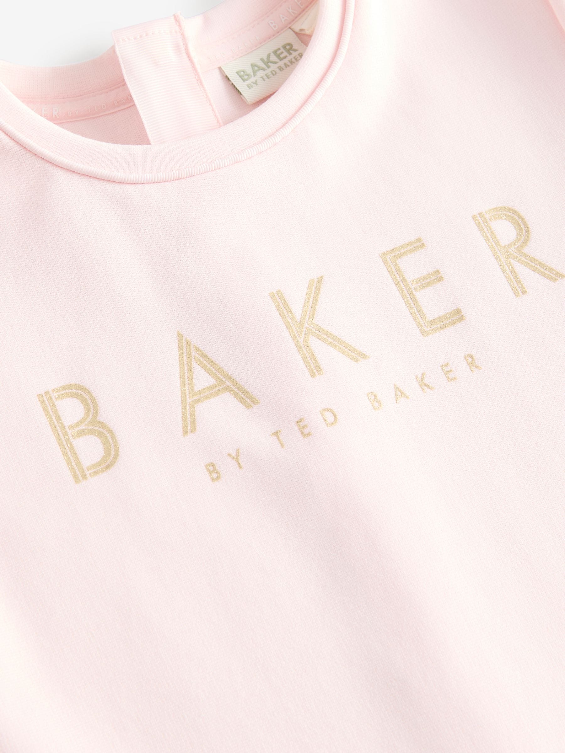 Baker by Ted Baker Scallop Hem Peplum Dress