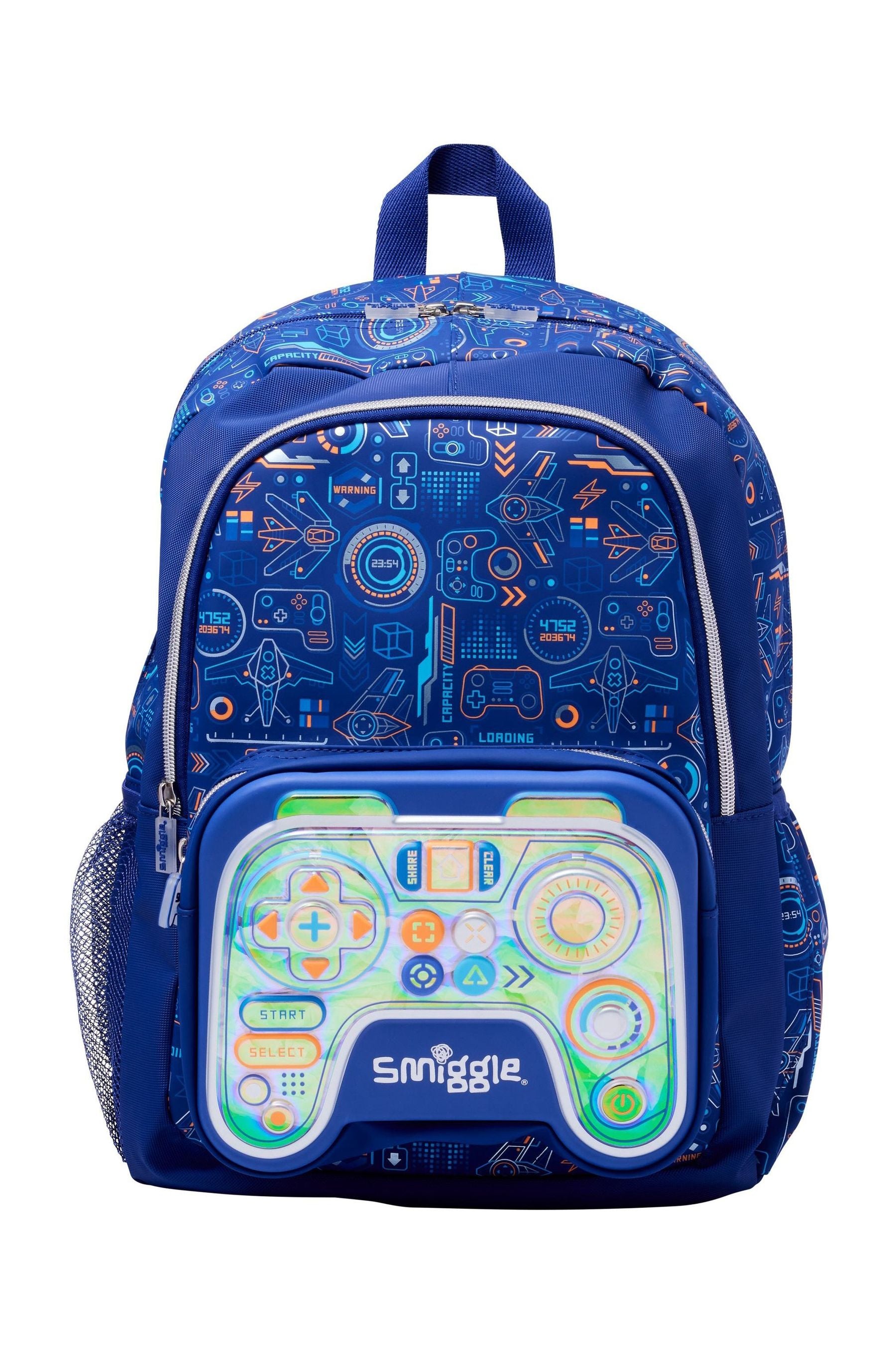 Smiggle Blue Beta Classic Backpack