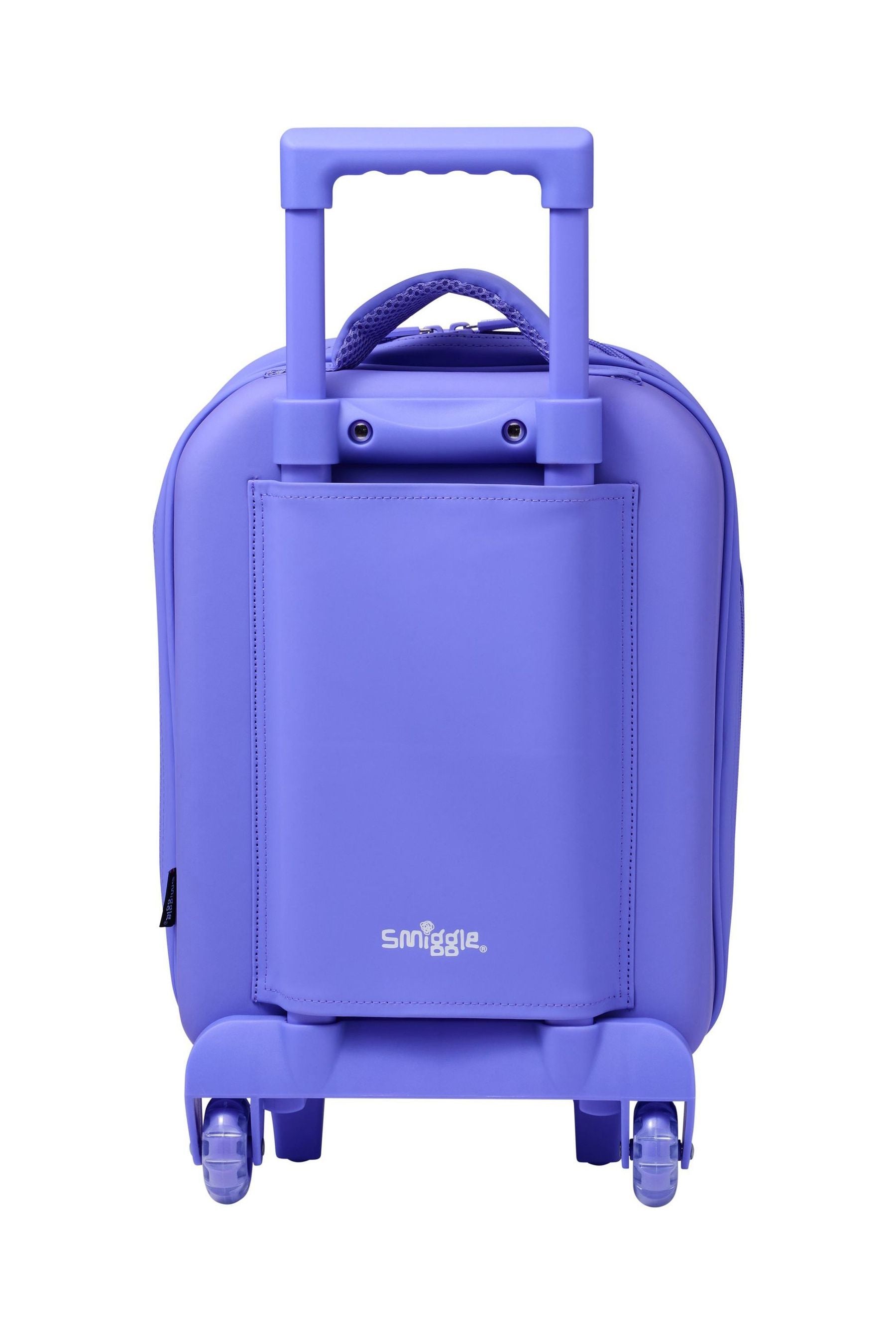 Smiggle Purple Happy Tales Junior Hardtop Trolley Bag