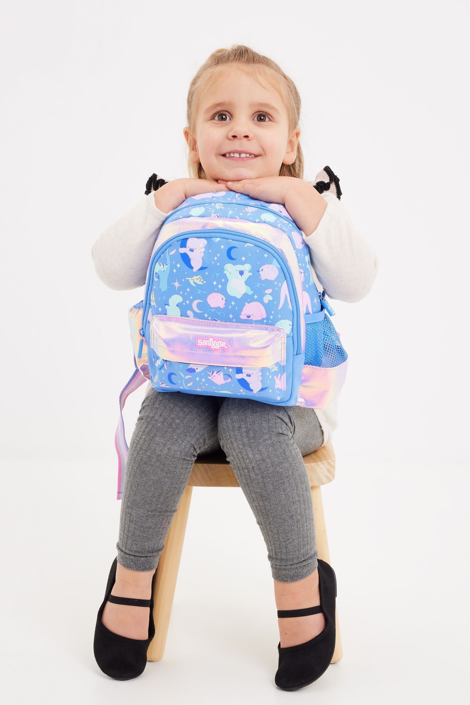 Smiggle Sky Blue Big Dreams Teeny Tiny Backpack