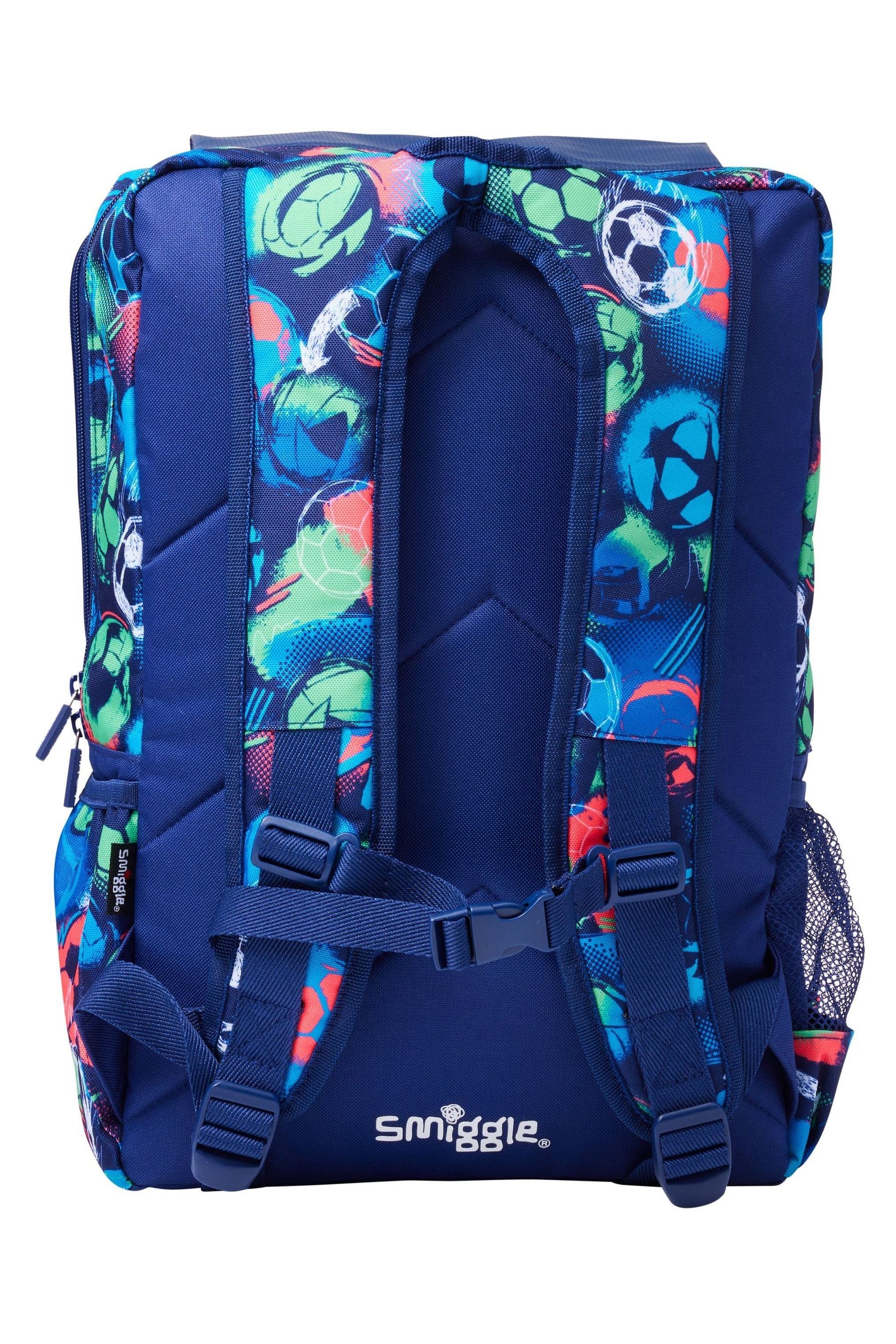 Smiggle Blue Limitless Attach Foldover Bag