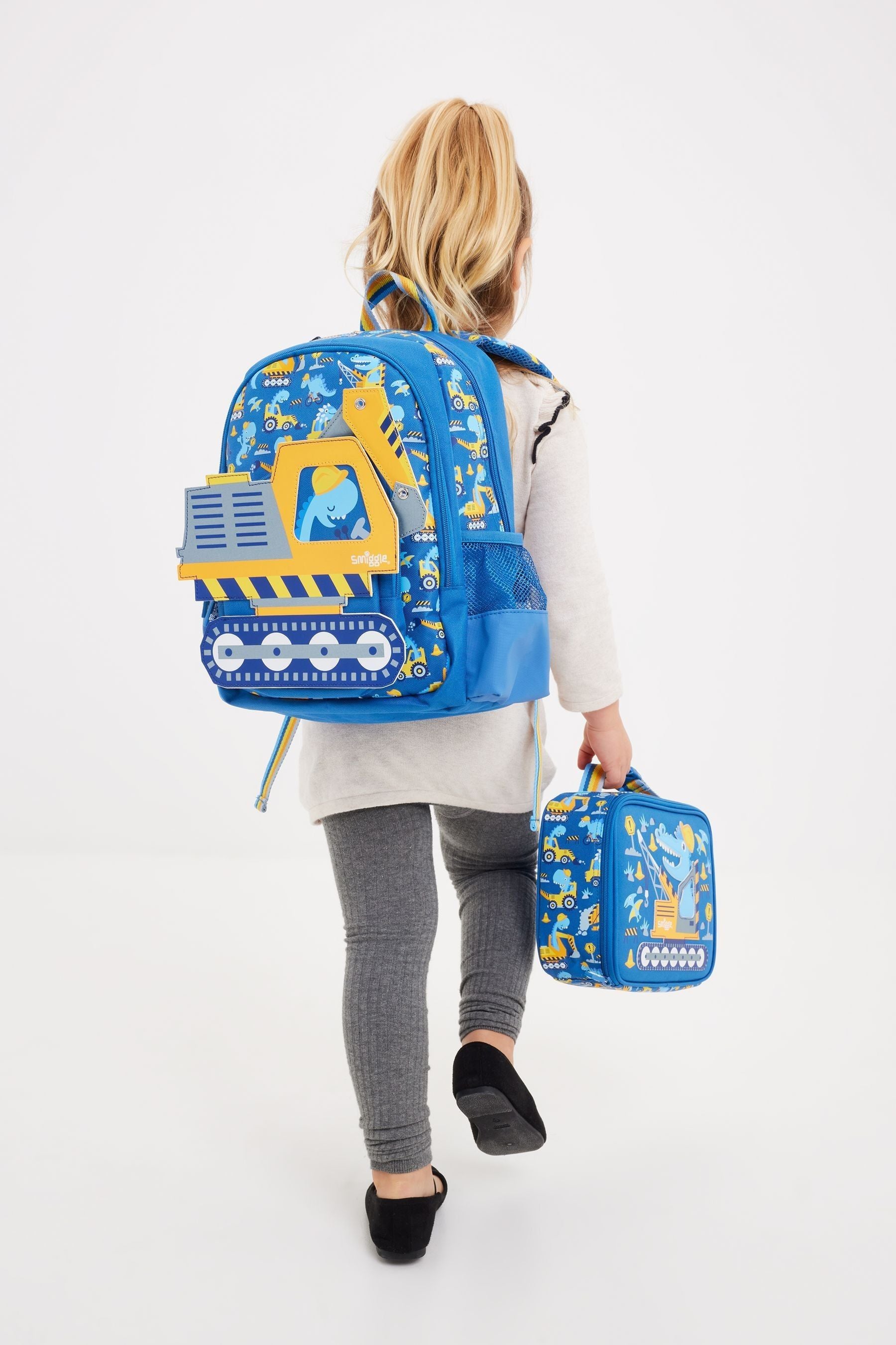 Smiggle Blue Junior Big Dreams Character Backpack