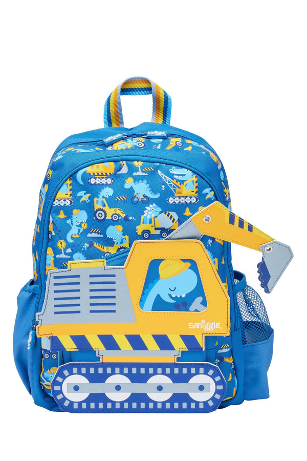 Smiggle Blue Junior Big Dreams Character Backpack