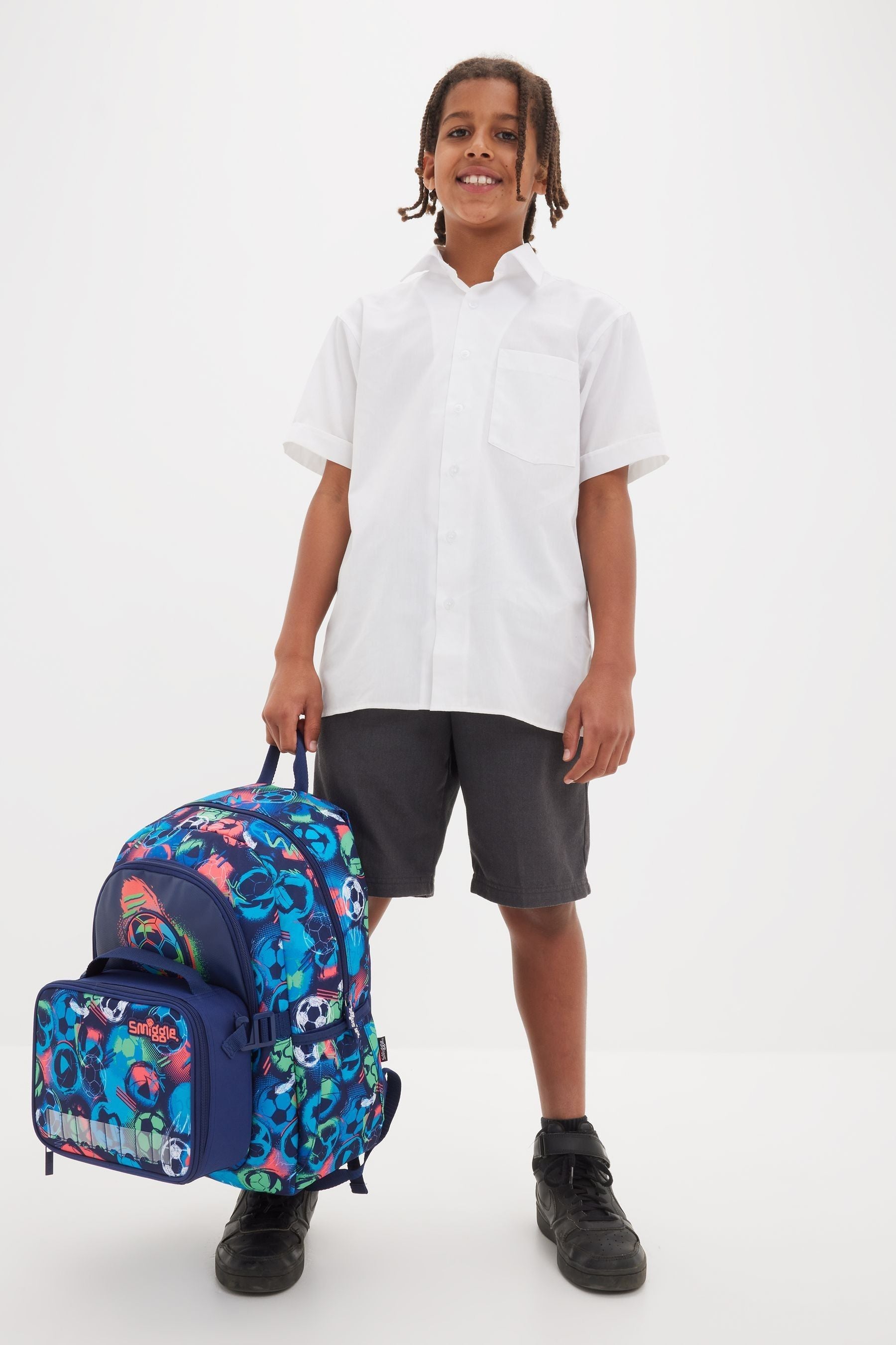 Smiggle Blue Limitless Classic Attach Backpack