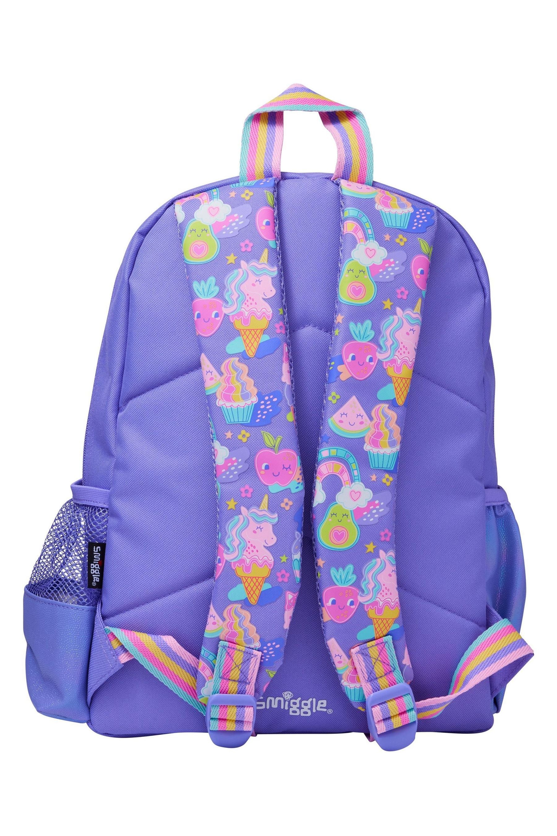 Smiggle Purple Happy Tales Junior Id Backpack