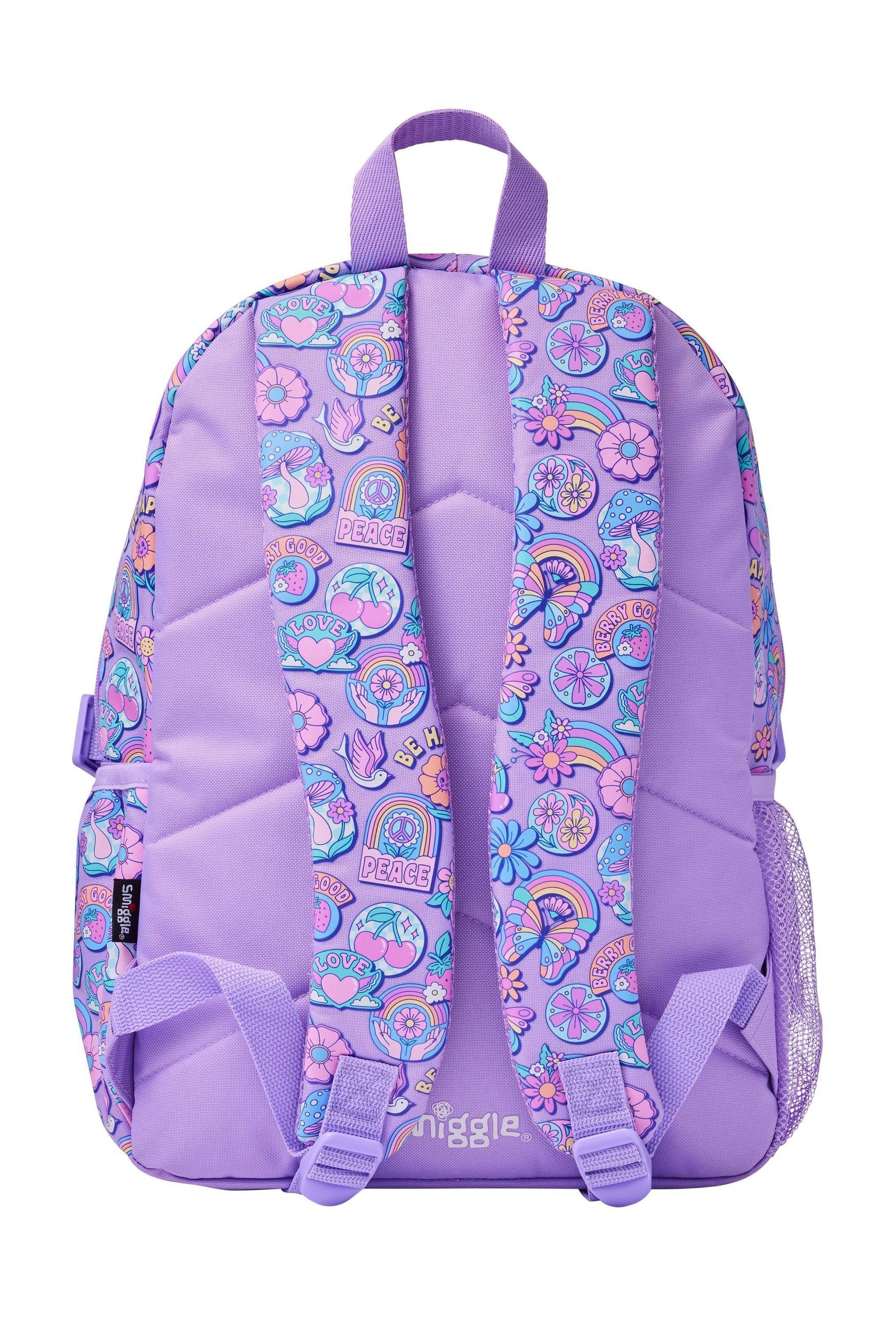 Smiggle Purple Limitless Classic Attach Backpack