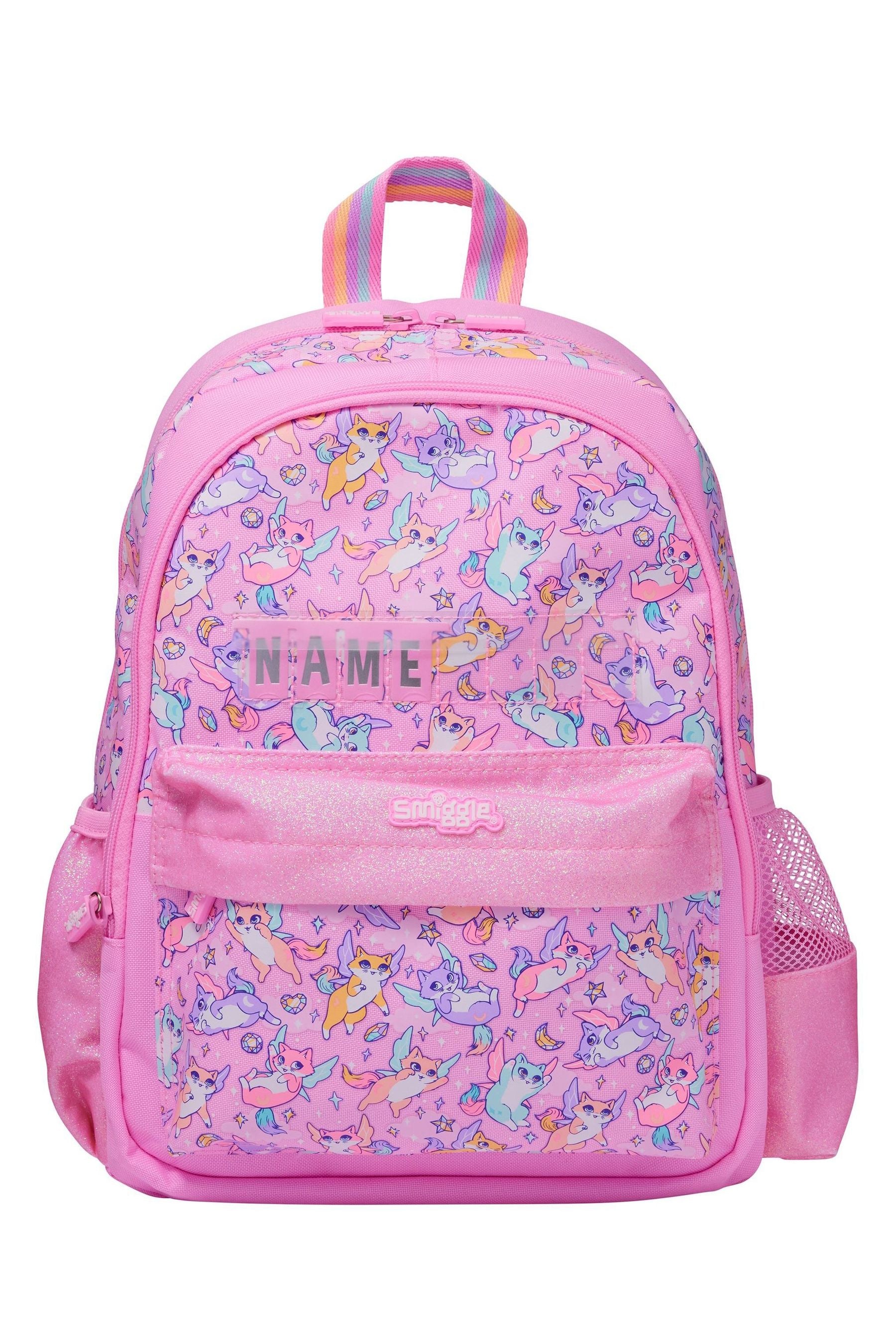 Smiggle Pink Happy Tales Junior Id Backpack