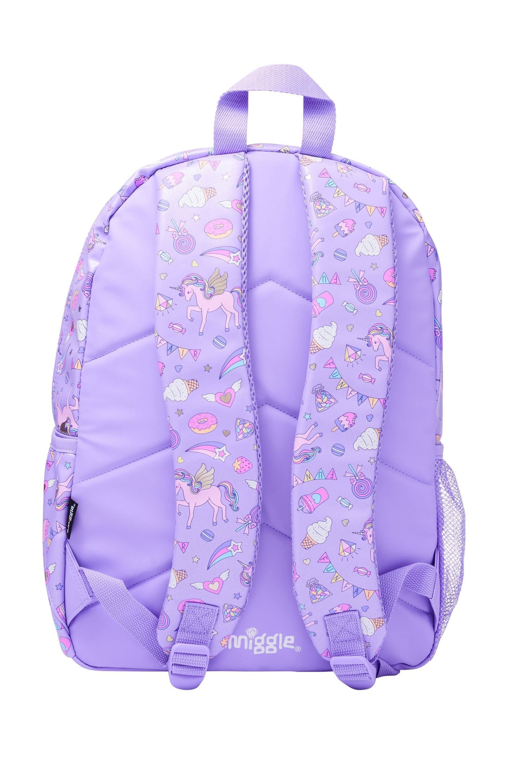 Smiggle Purple Fun Fair Classic Backpack