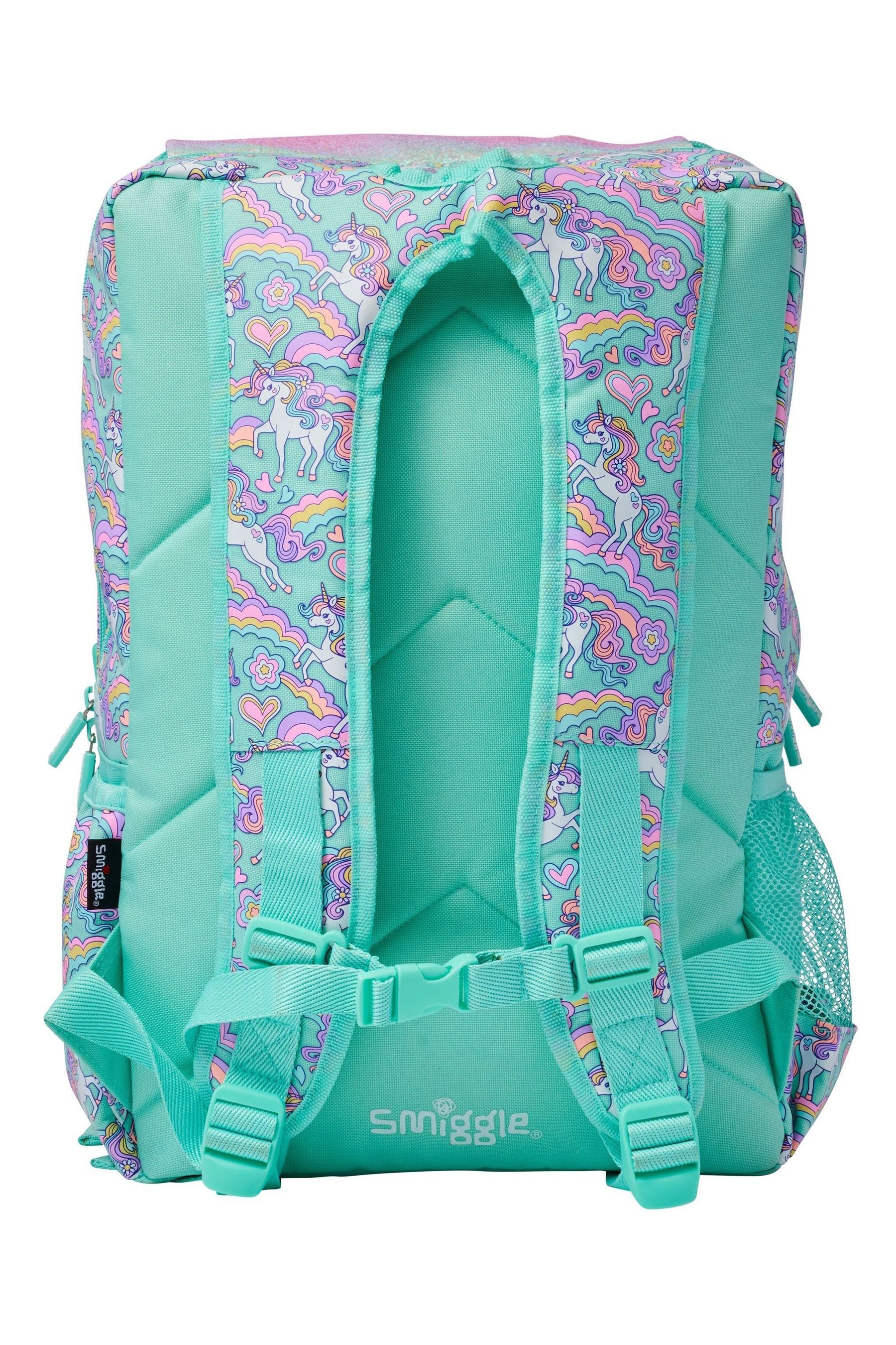 Smiggle Green Limitless Attach Foldover Bag