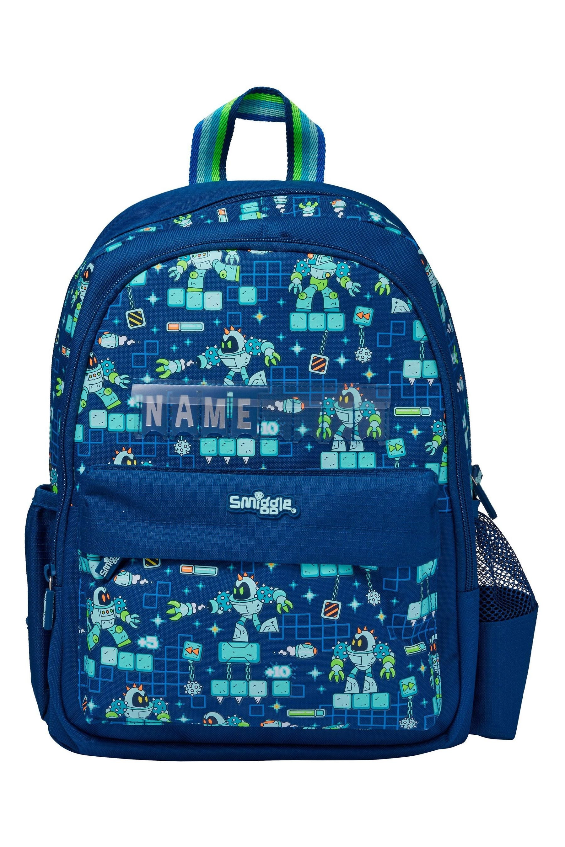 Smiggle Blue Happy Tales Junior Id Backpack