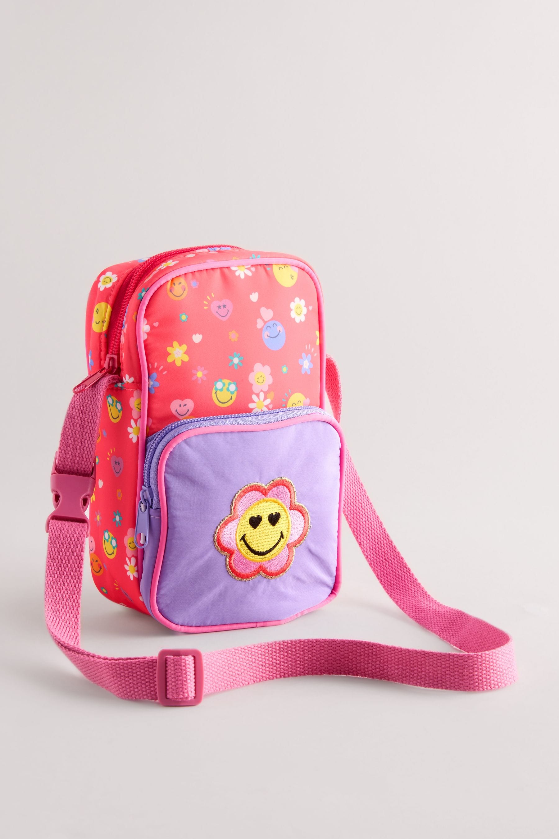 Red SmileyWorld Cross-Body Bag