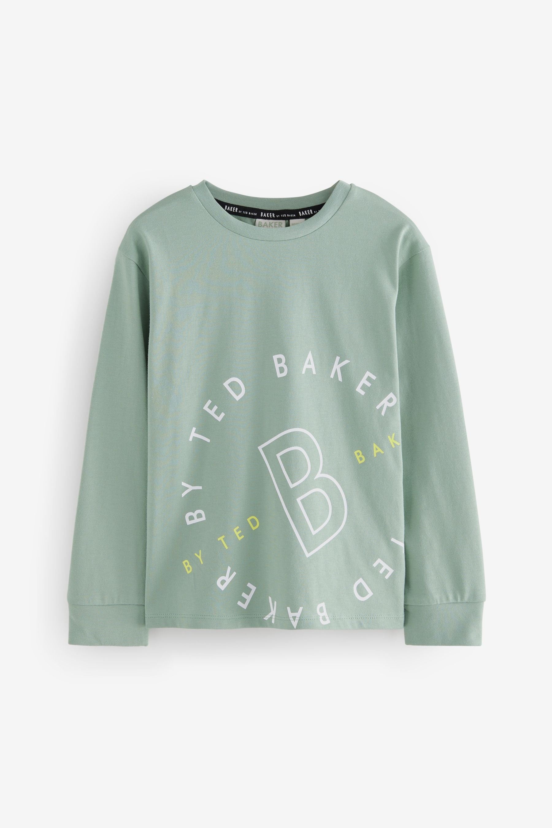 Baker by Ted Baker Multicolour Graphic Long Sleeve T-Shirts 3 Pack