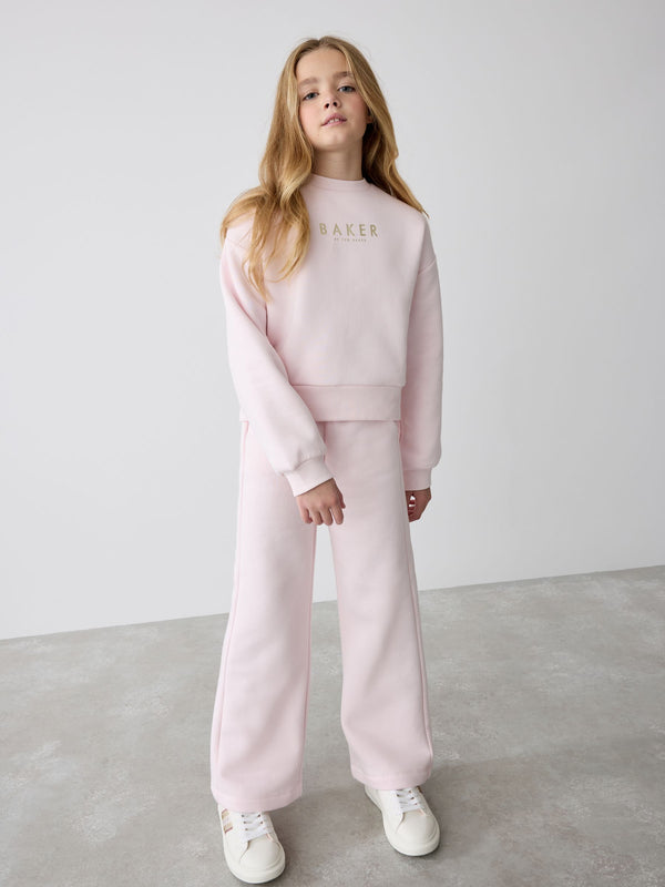 Baker by Ted Baker Wide Leg Sweatshirt and Joggers Set