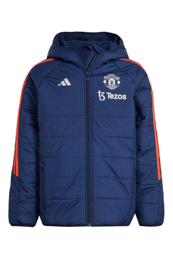 adidas Blue Kids Manchester United Training Winter Jacket