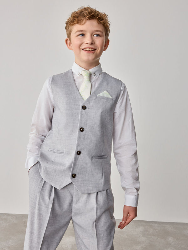 Baker by Ted Baker Waistcoat, White Shirt And Tie Set