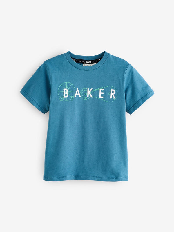 Baker by Ted Baker Graphic 100% Cotton T-Shirt