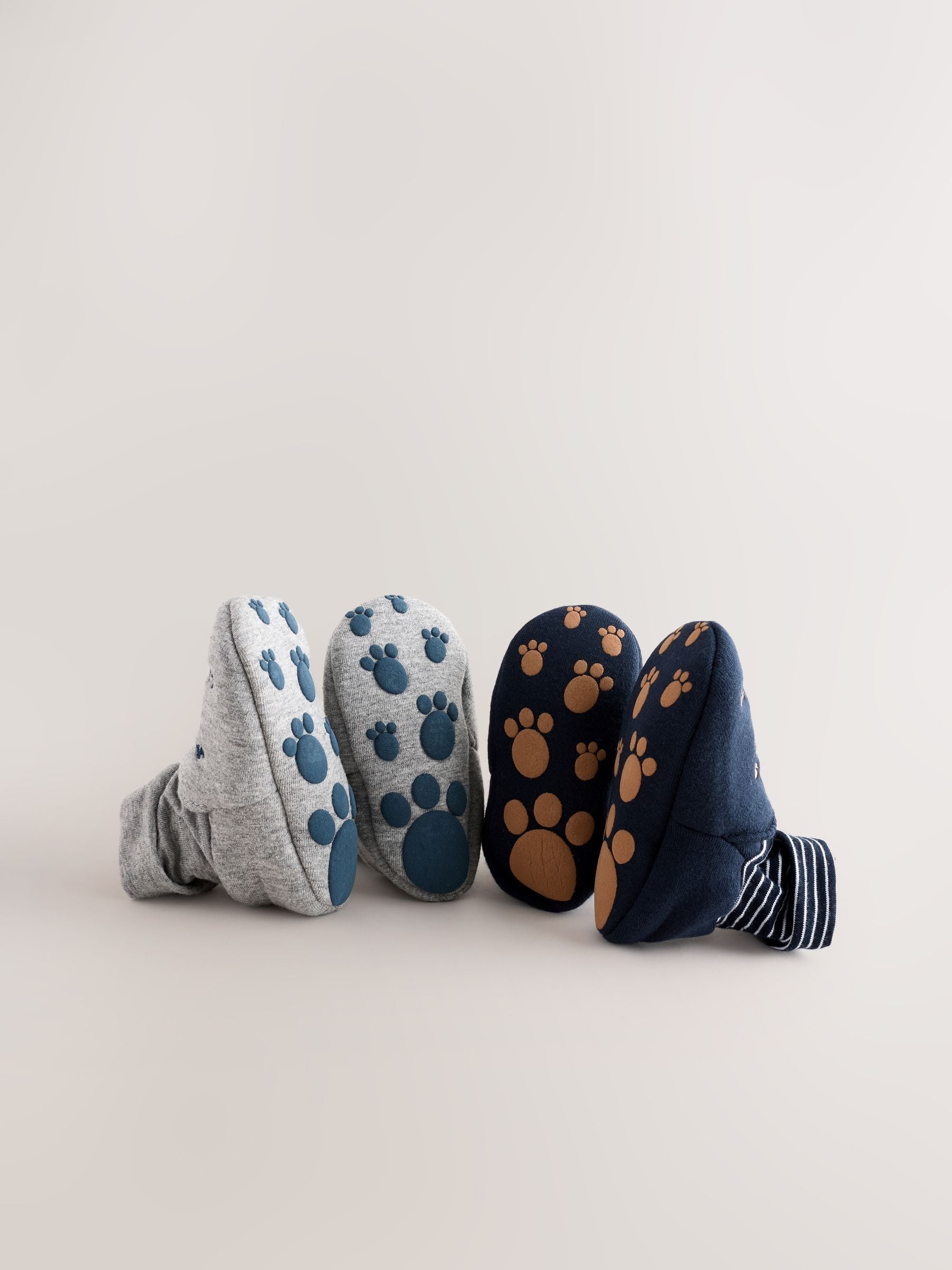 Blue Mummy And Daddy Baby Booties Socks 2 Pack (0-2mths)