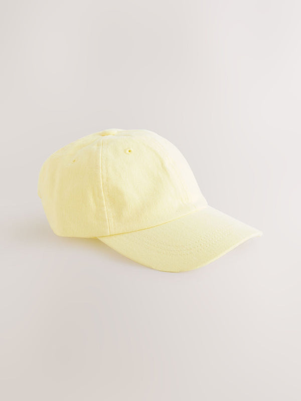 Yellow Baseball 100% Cotton Cap (1-16yrs)