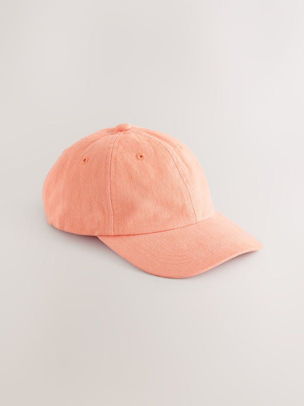 Orange Baseball 100% Cotton Cap (1-16yrs)