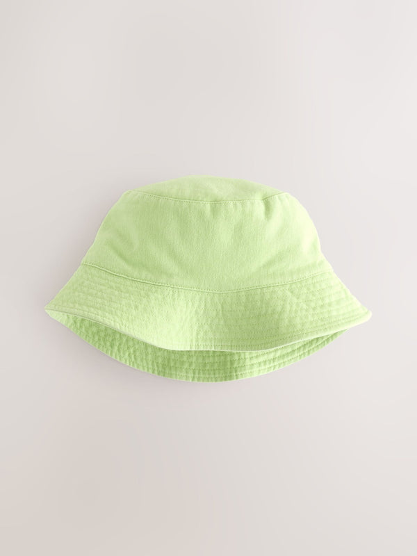 Green Bucket 100% Cotton Hat (3mths-16yrs)