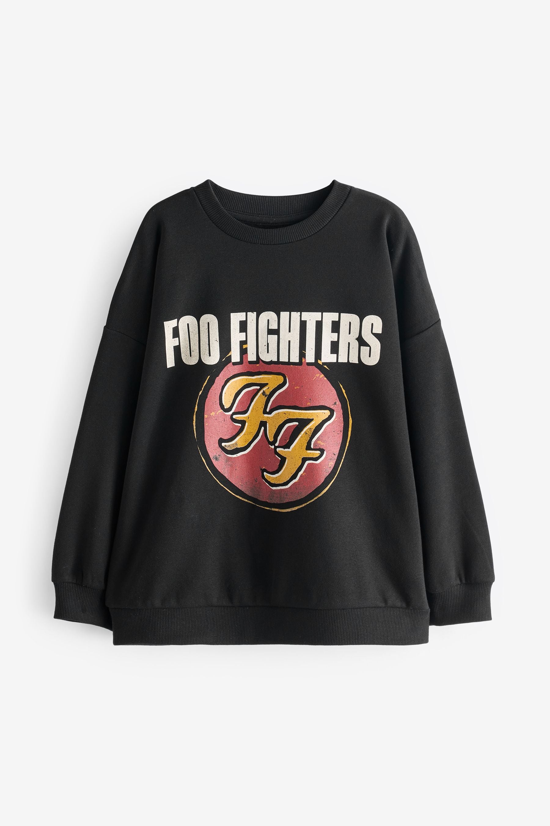 Black Foo Fighters Crew Sweatshirt (3mths-7yrs)