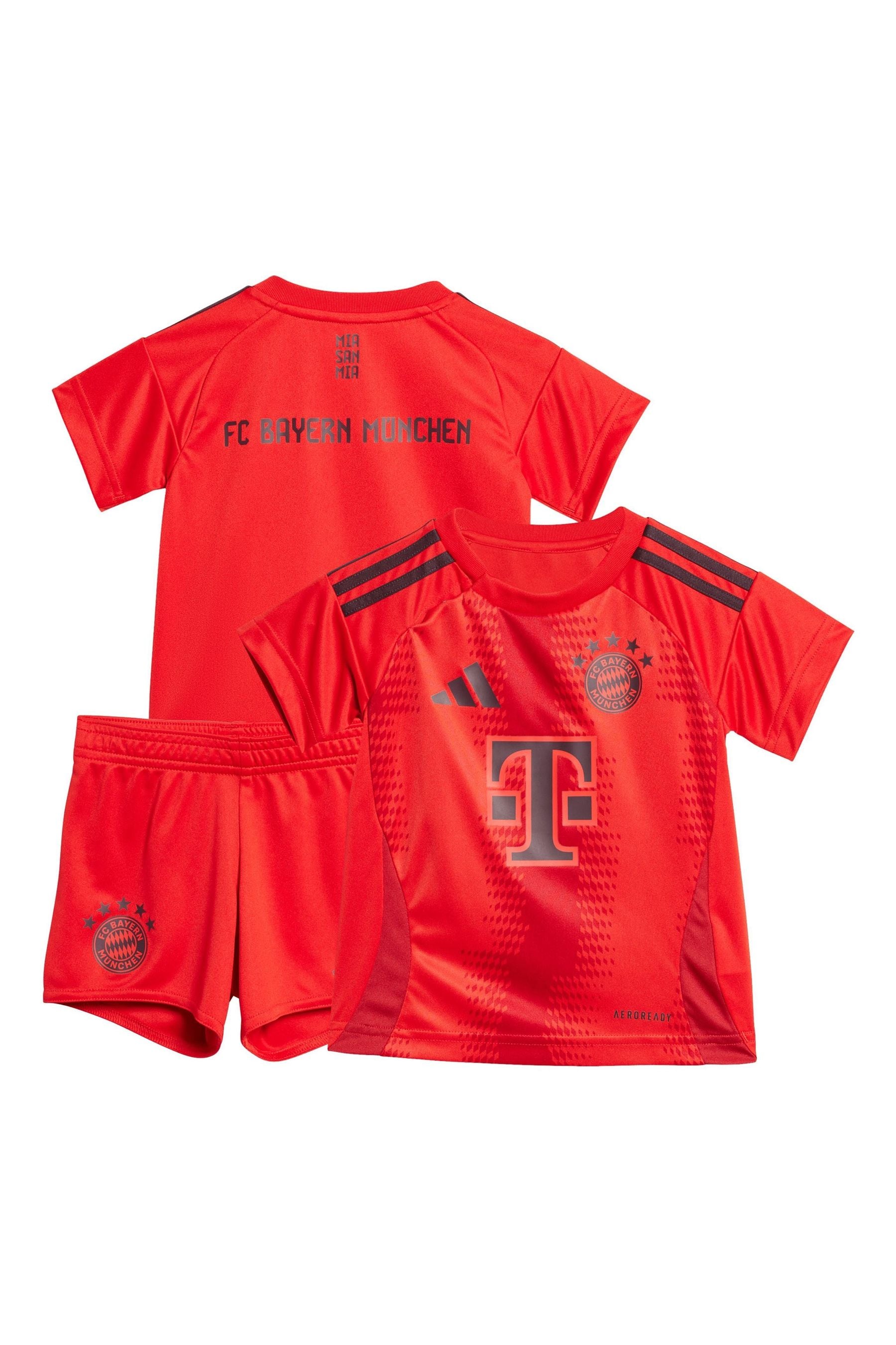 adidas Red FC Bayern Home Babykit Shirt 2024-25