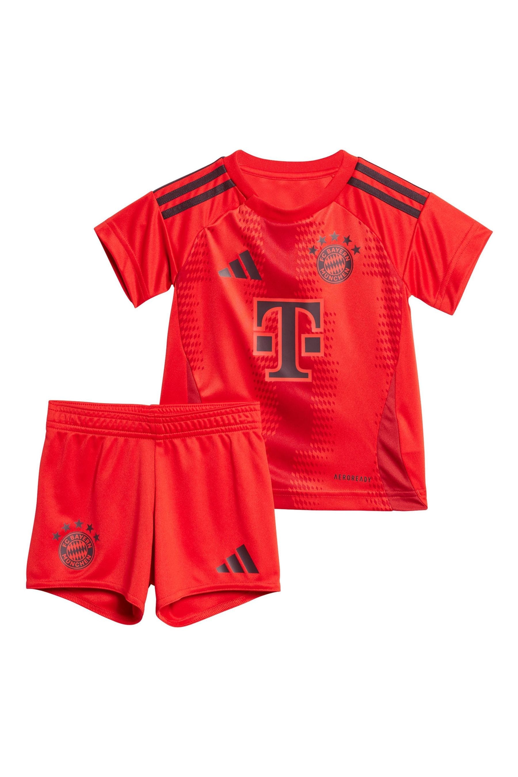 adidas Red FC Bayern Home Babykit Shirt 2024-25