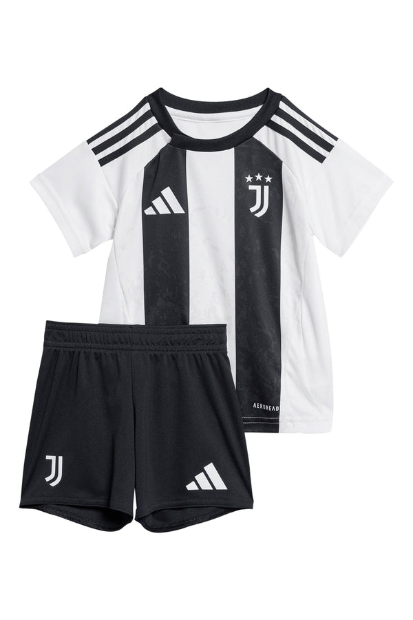 adidas Black Juventus Home Babykit Top & Short Set 2024-25