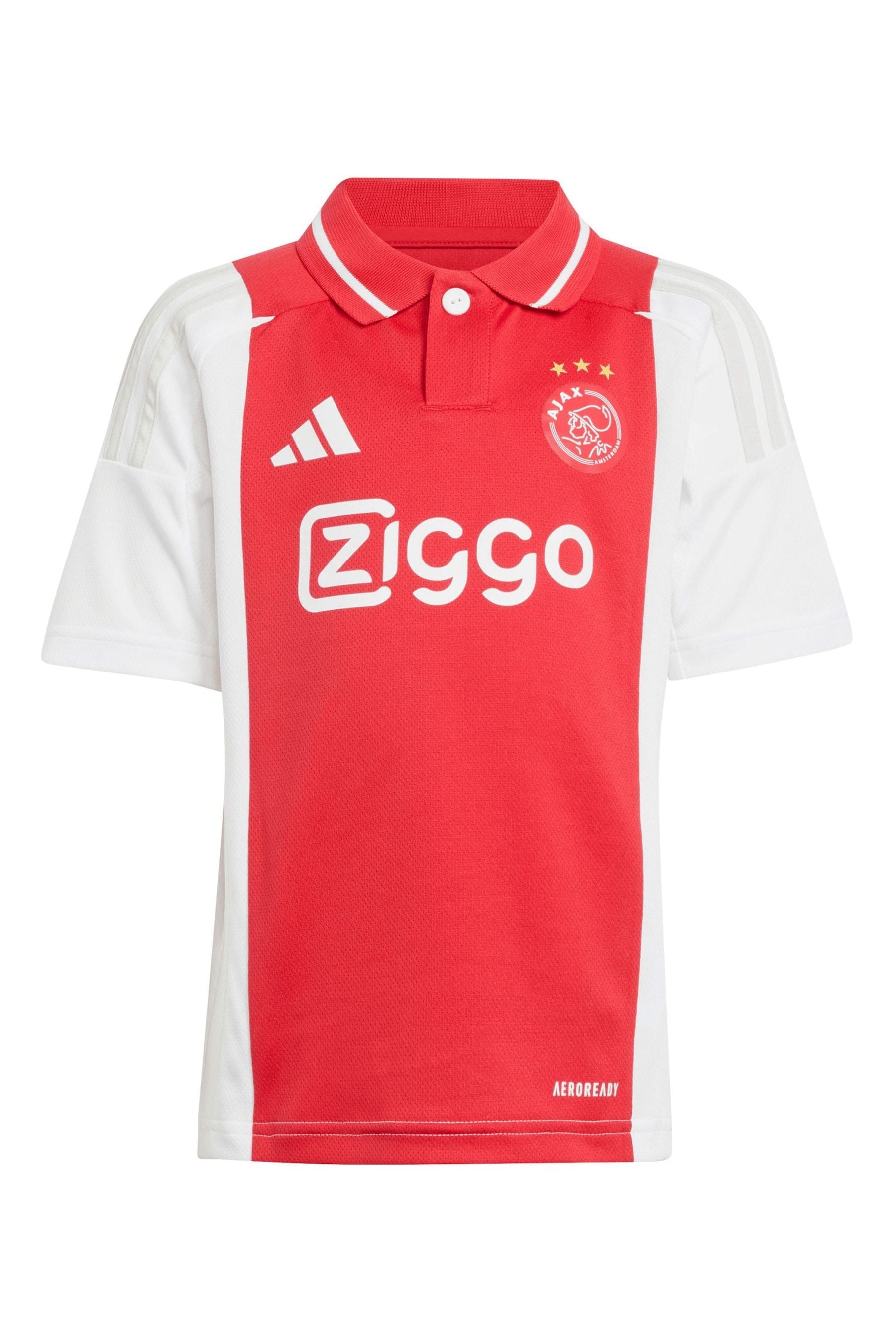 adidas White Ajax Home Minikit 2024-25