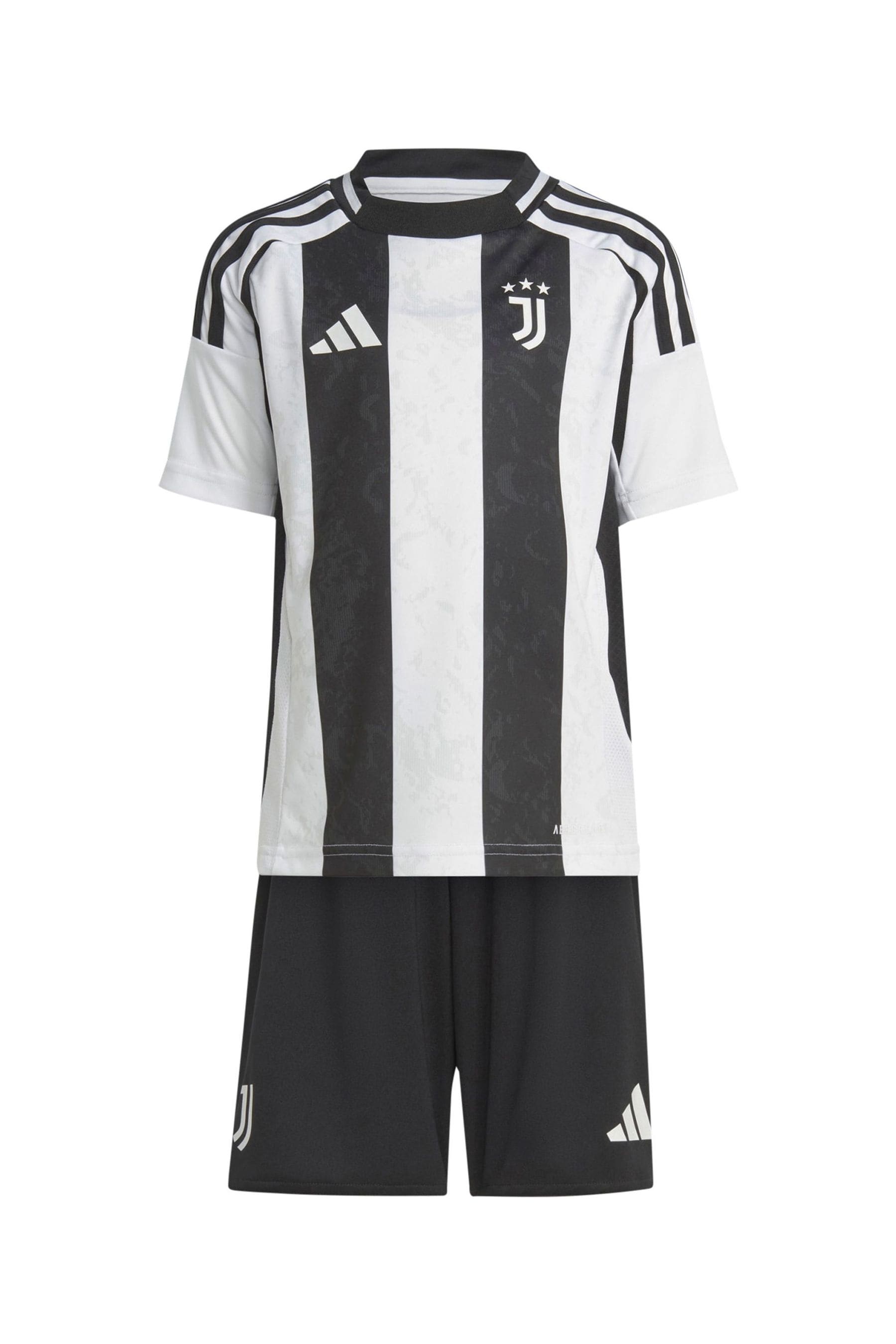 adidas Black Juventus Home Minikit 2024-25