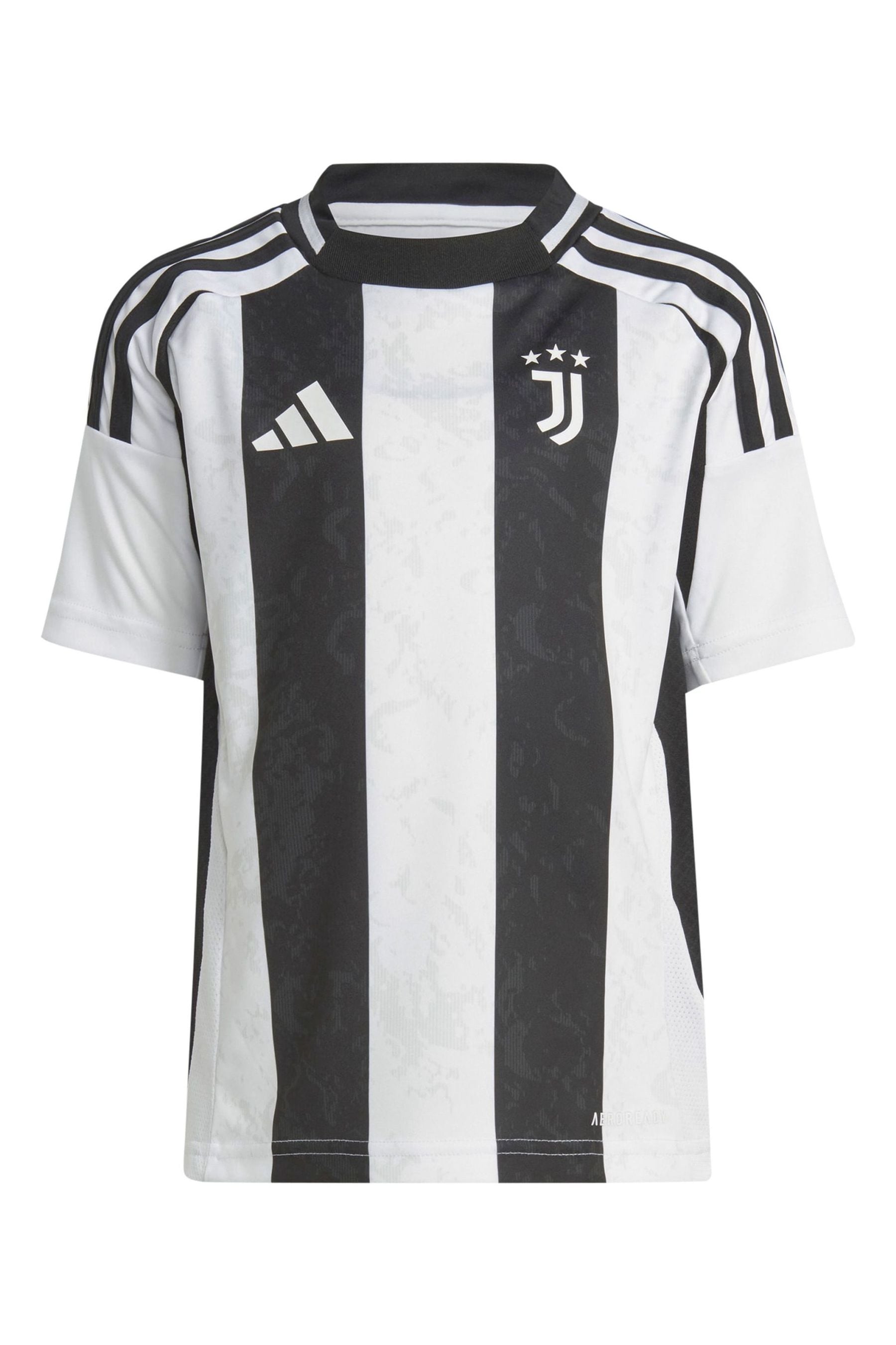 adidas Black Juventus Home Minikit 2024-25