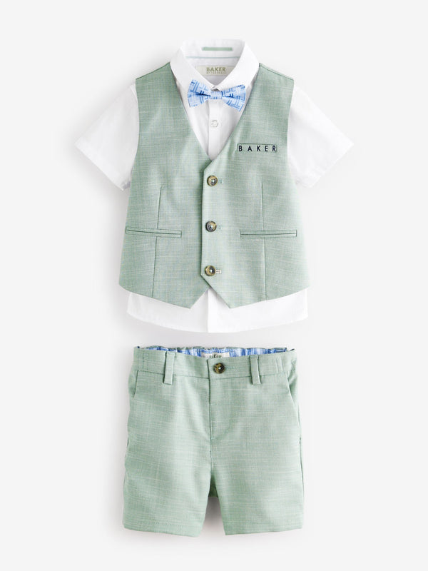 Baker by Ted Baker Shirt Waistcoat and Shorts Set